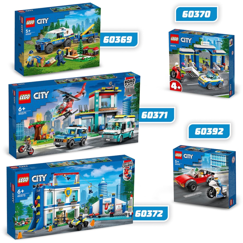 LEGO® Konstruktionsspielsteine »Hauptquartier der Rettungsfahrzeuge (60371), LEGO® City«, (706 St.)