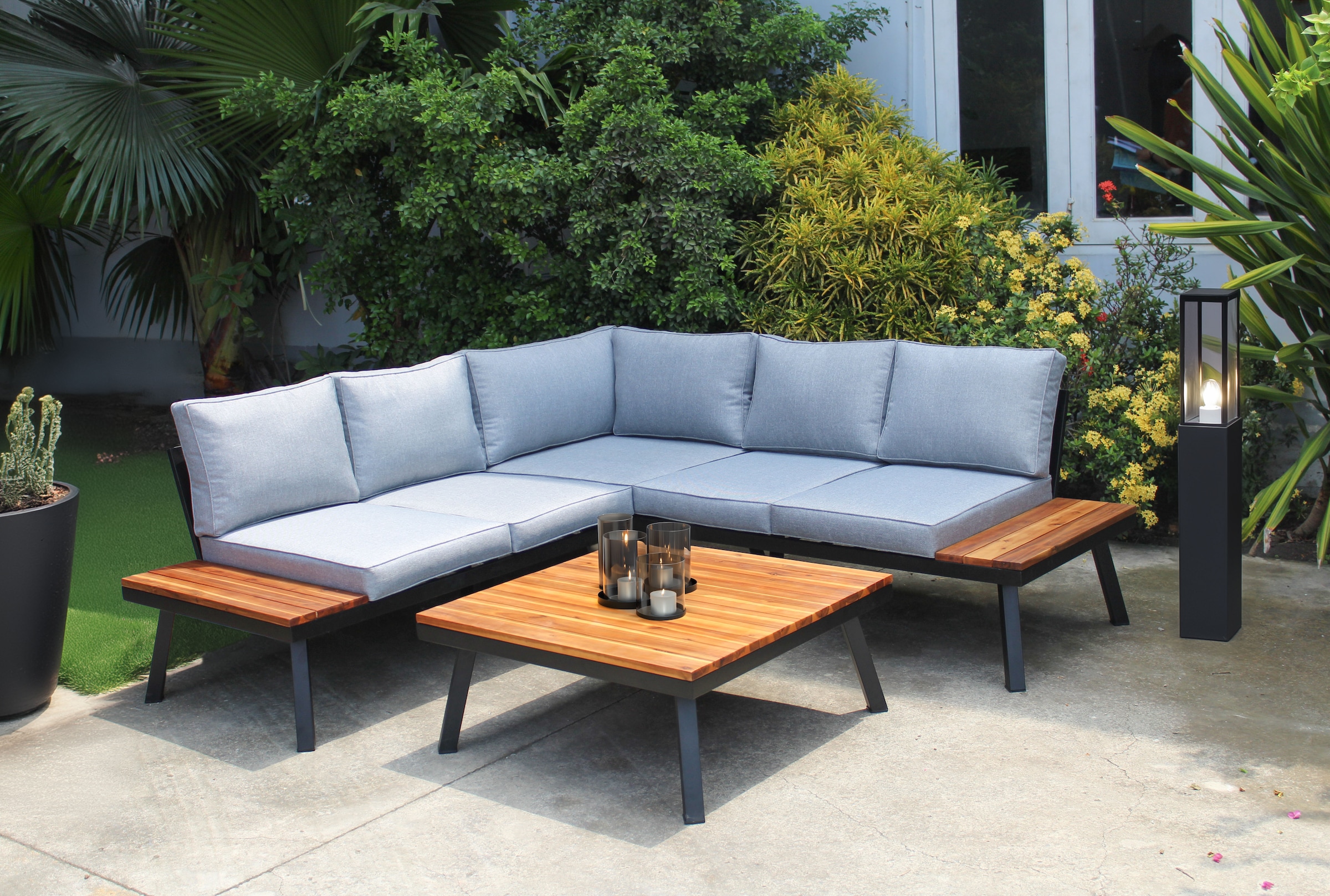 Garden Pleasure Gartenlounge-Set »THERESA«, (4 tlg.)