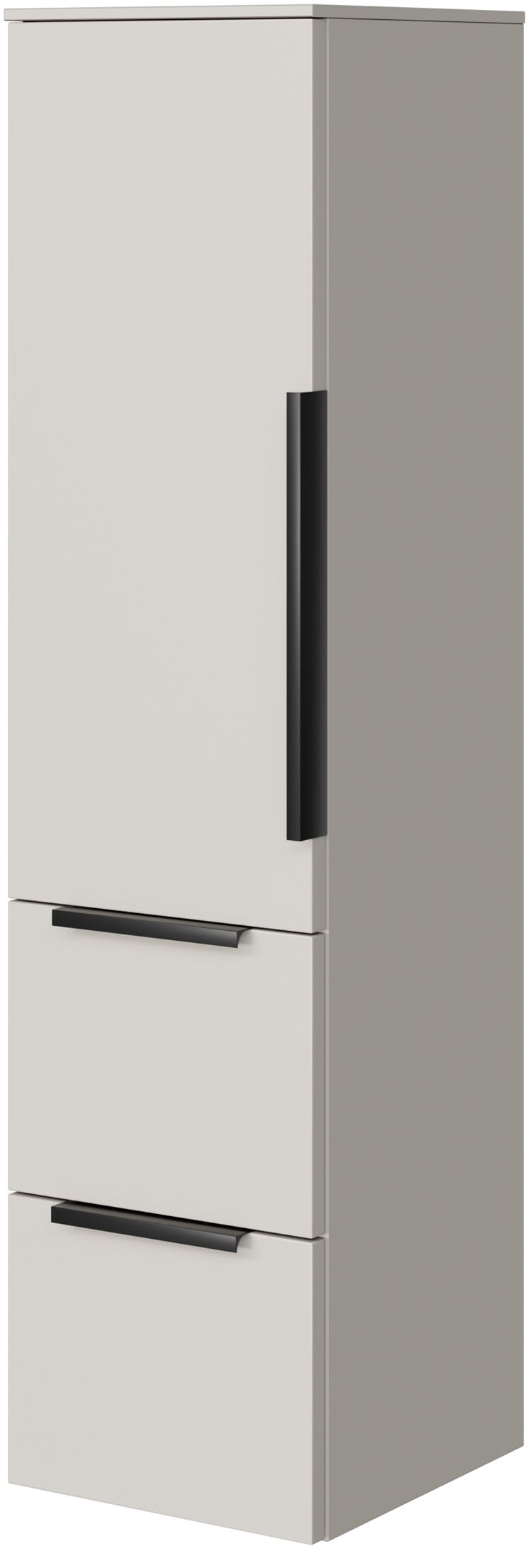Saphir Midischrank "1 Drehtür und zwei Auszüge mit Soft-Close" 1 Stk. tlg.