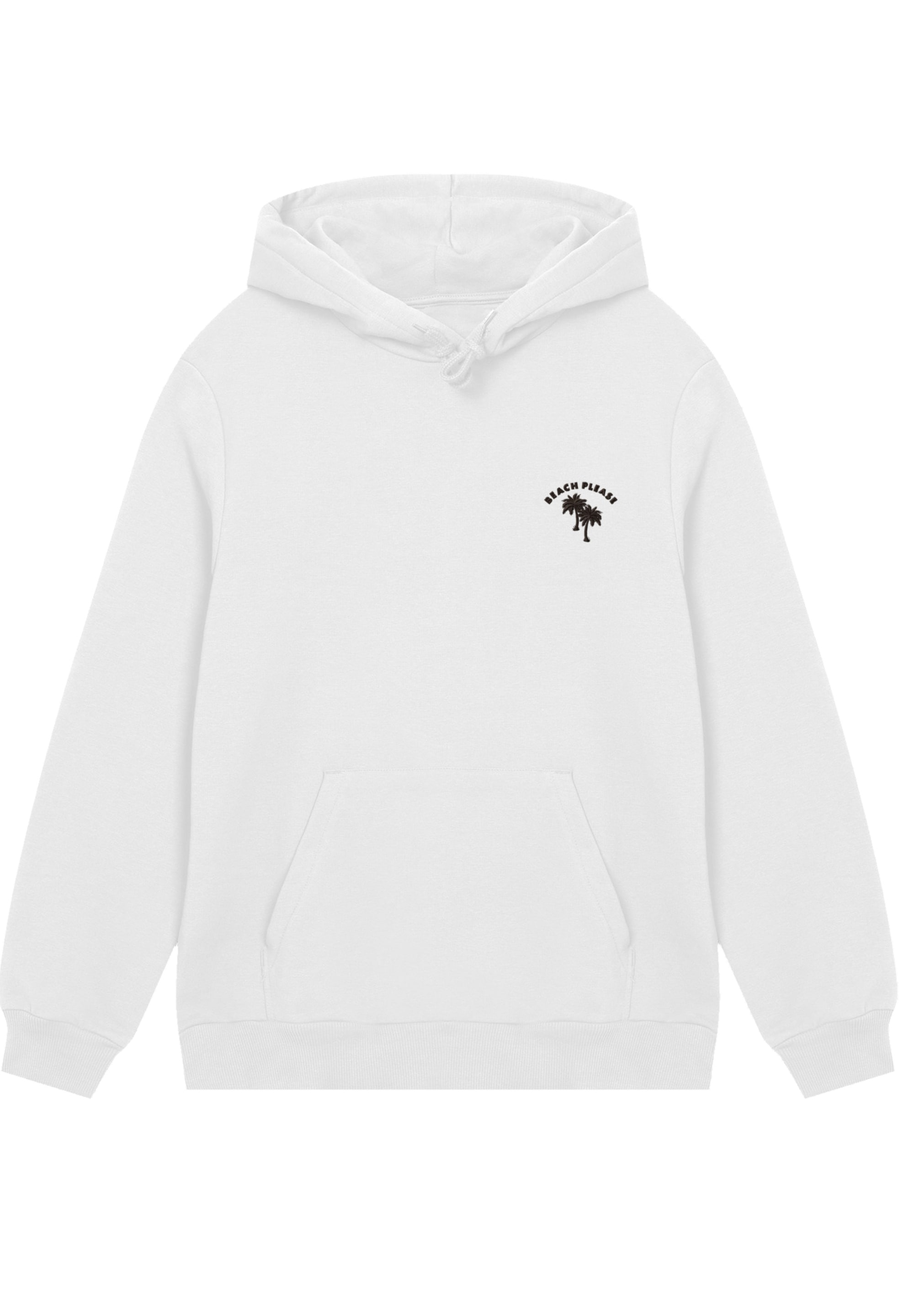 F4NT4STIC Kapuzenpullover »Beach Please Bestickt«, Premium Qualität