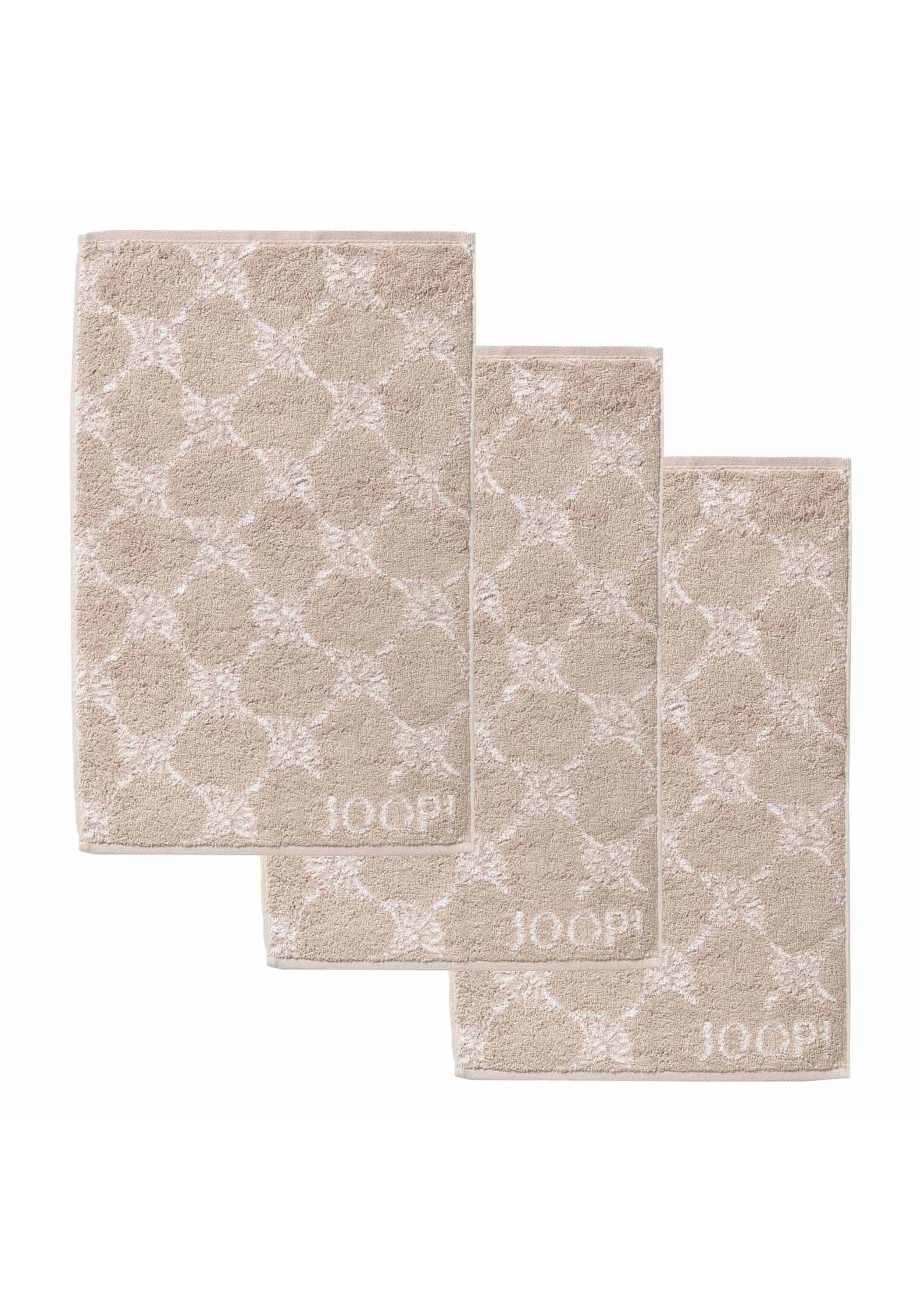 JOOP Gästehandtuch "Gästetuch Classic Frottier 3er Pack"