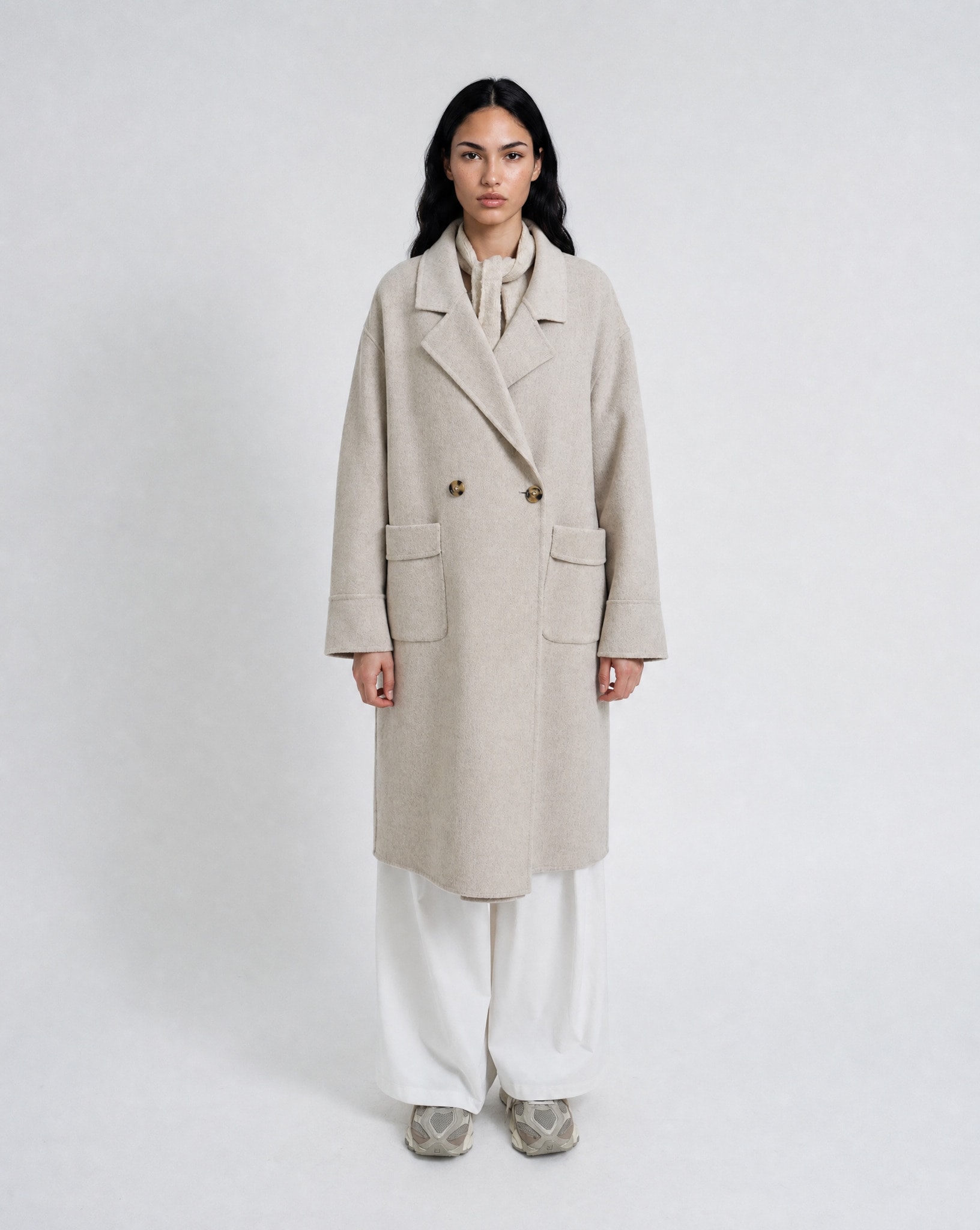 Smith & Soul Wollmantel mit langem Gehschlitz