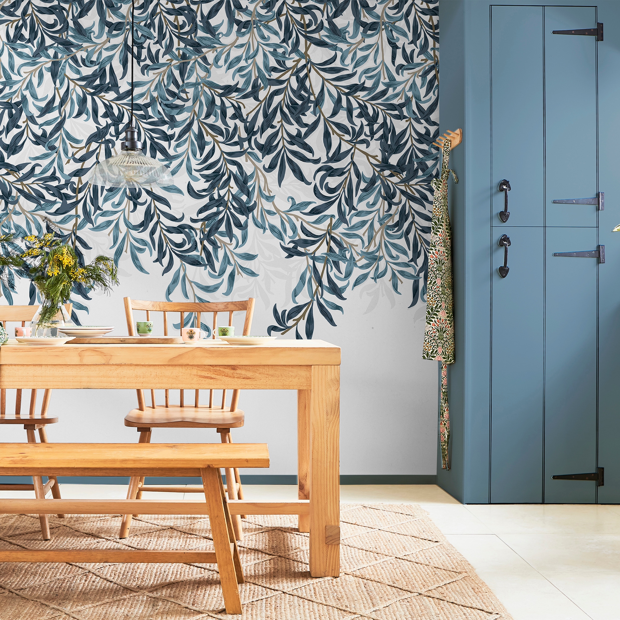 WILLIAM MORRIS AT HOME Vliestapete "Willow Bough" Retro glatt 10mx52cm (ca. 5m2)
