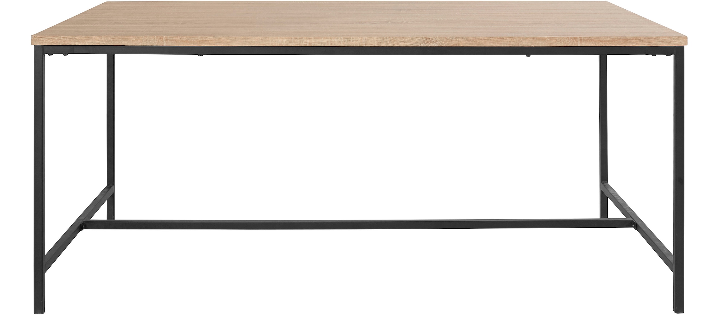 OTTO home "Vadum" 1 Stk. tlg. mit Tischplatte in einer Holzoptik und fühlbare Struktur, Höhe 76 cm