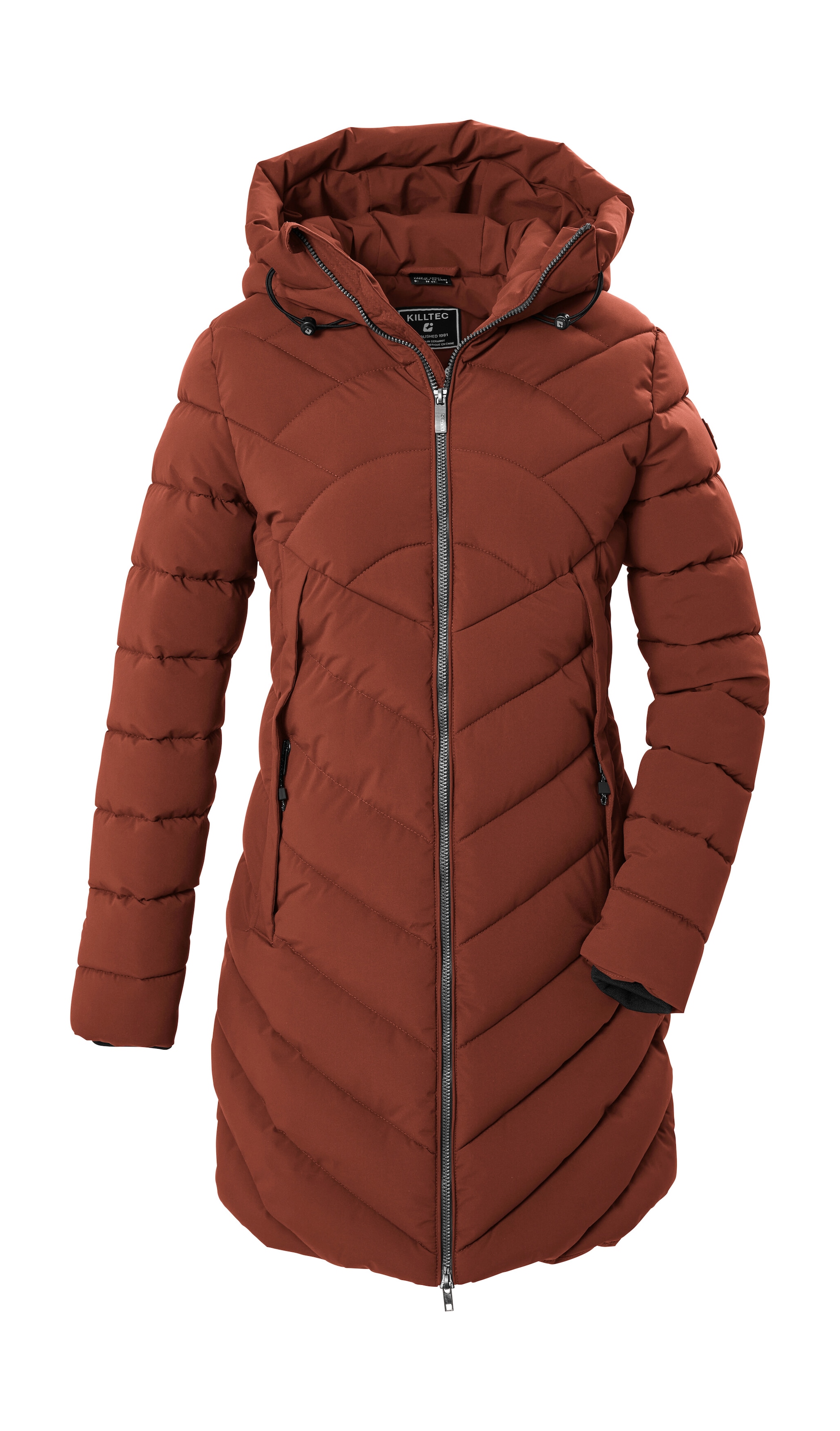 Killtec Steppmantel "KOW 49 WMN QLTD PRK" Wasserabweisender Steppparka mit verstellbarer Kapuze