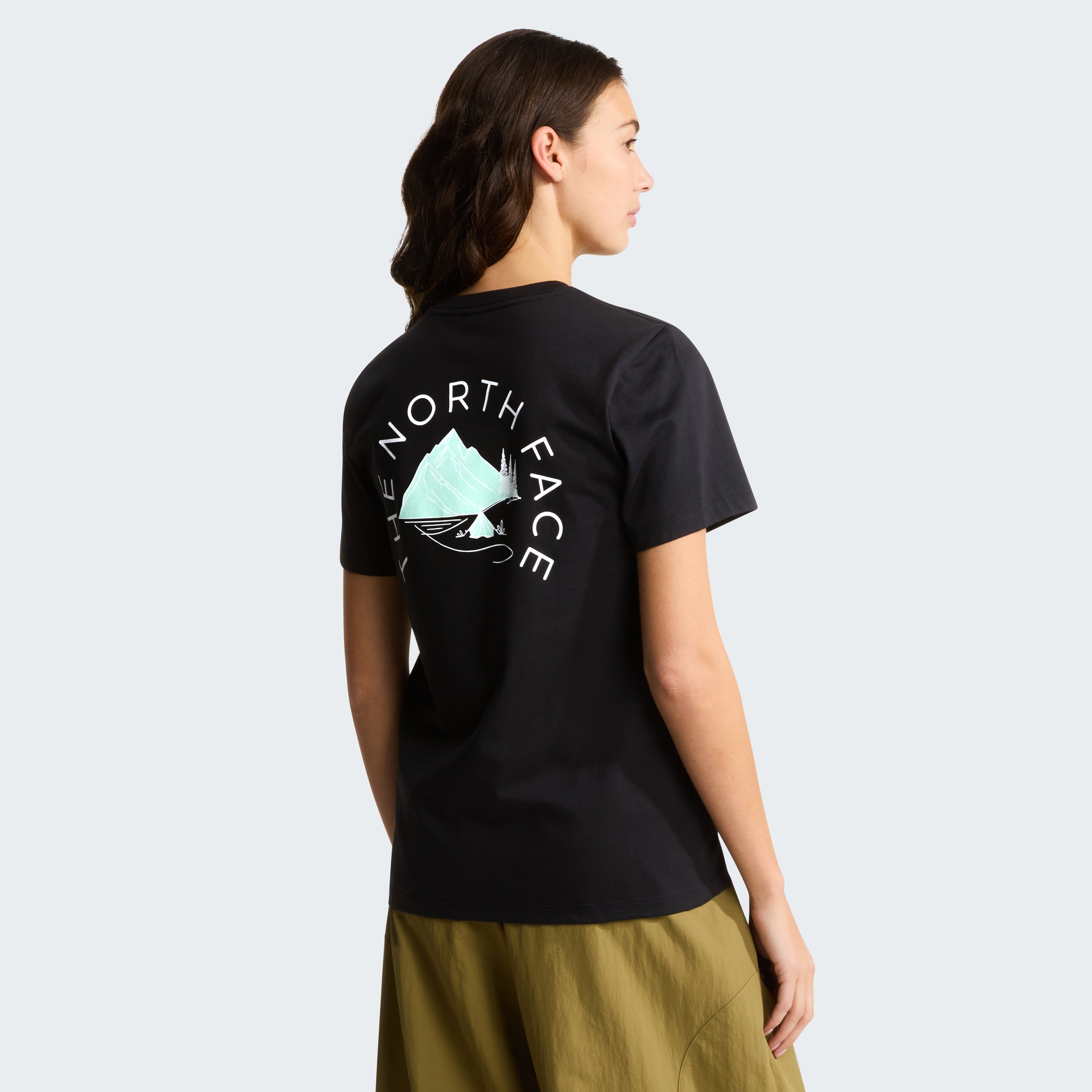 The North Face T-Shirt »W MONTE REGULAR SHORT SLEEVE TEE-GRAPHIC« normale Passform, kurze Ärmel, für Sportmode und Outdoormode