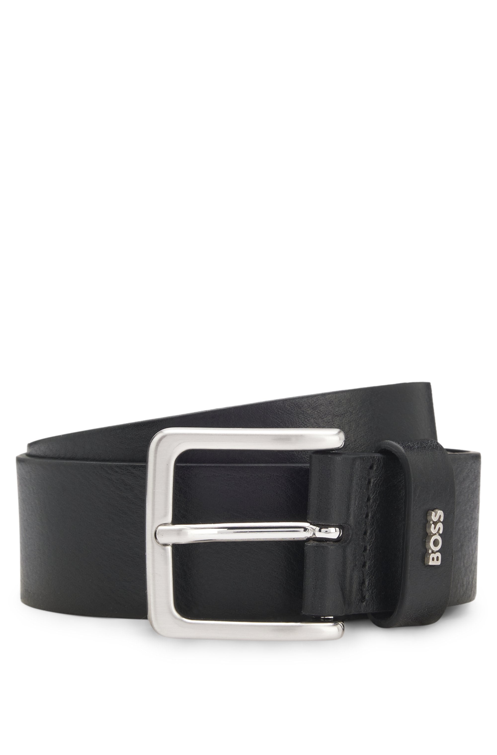 BOSS Ledergürtel "Ronnie BOSS Sz35", mit Label-Pin günstig online kaufen