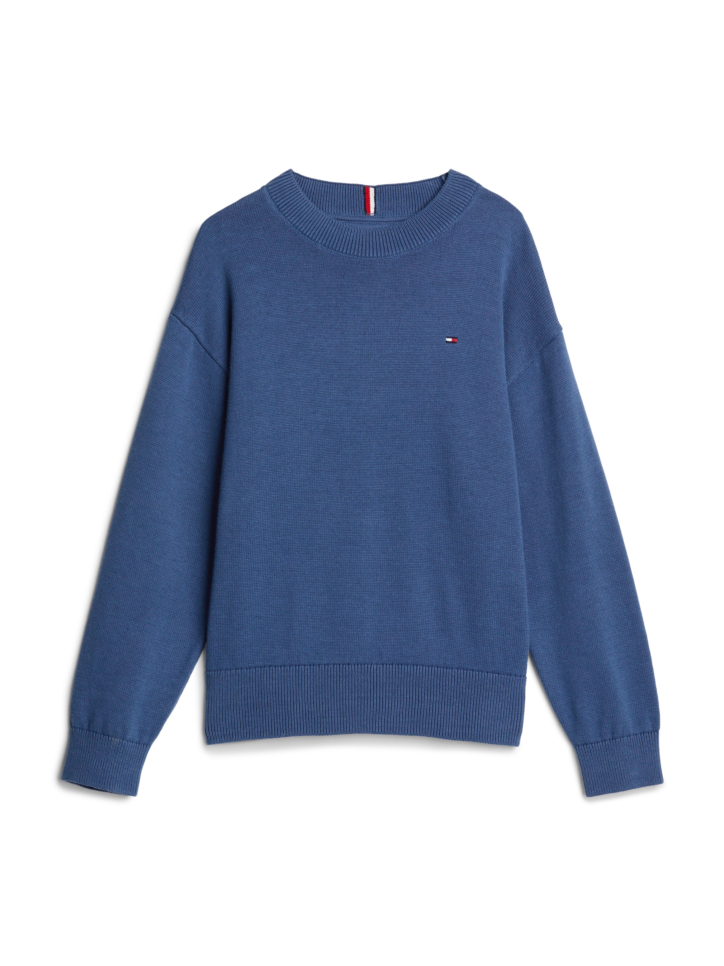 Tommy Hilfiger Strickpullover »ESSENTIAL SWEATER«, Kinder bis 16 Jahre mit Logostickerei