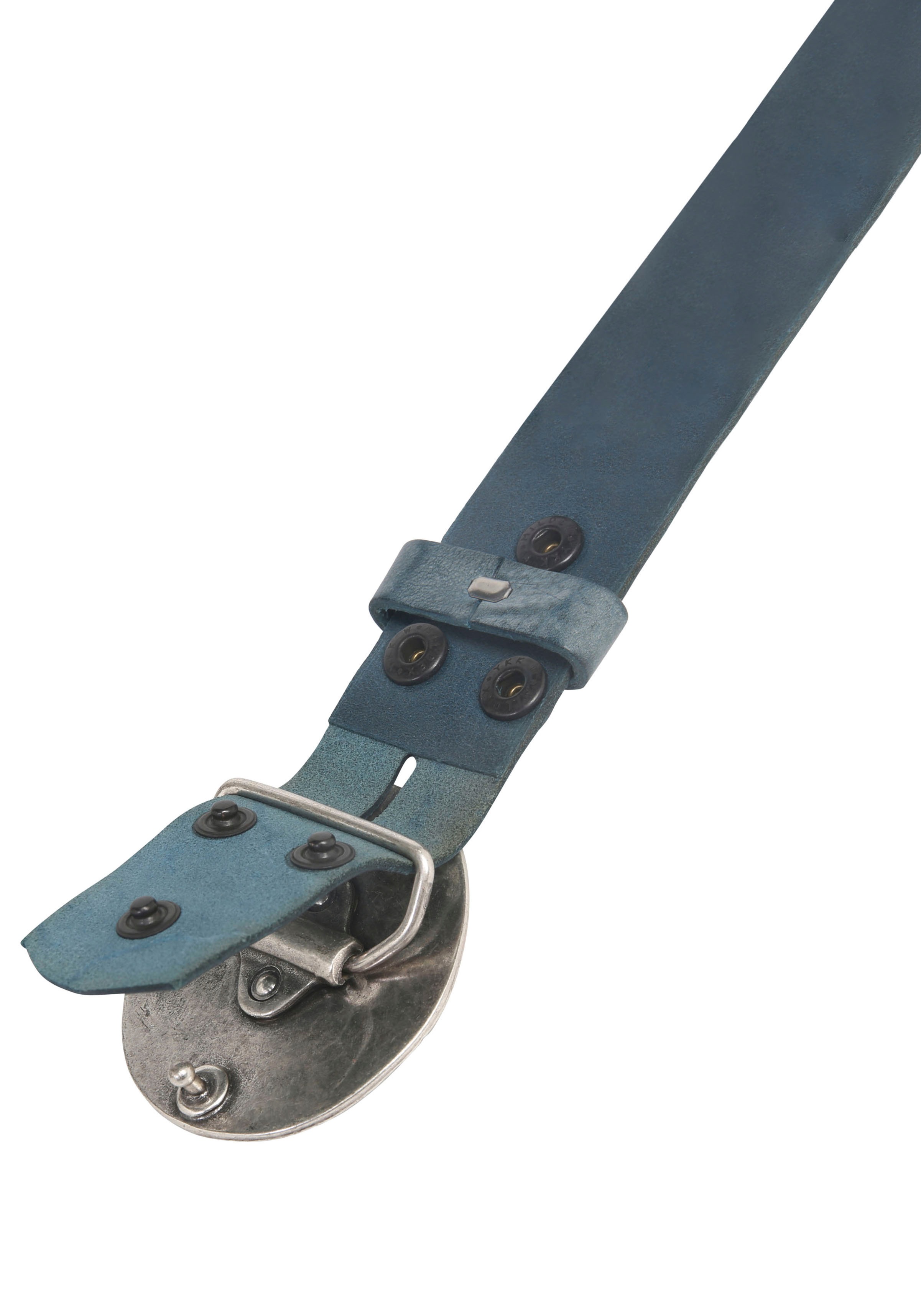 Thumbnail - Rettungsring Gürtel Ledergürtel mit austauschbarer Schließe "Noppen Rund"