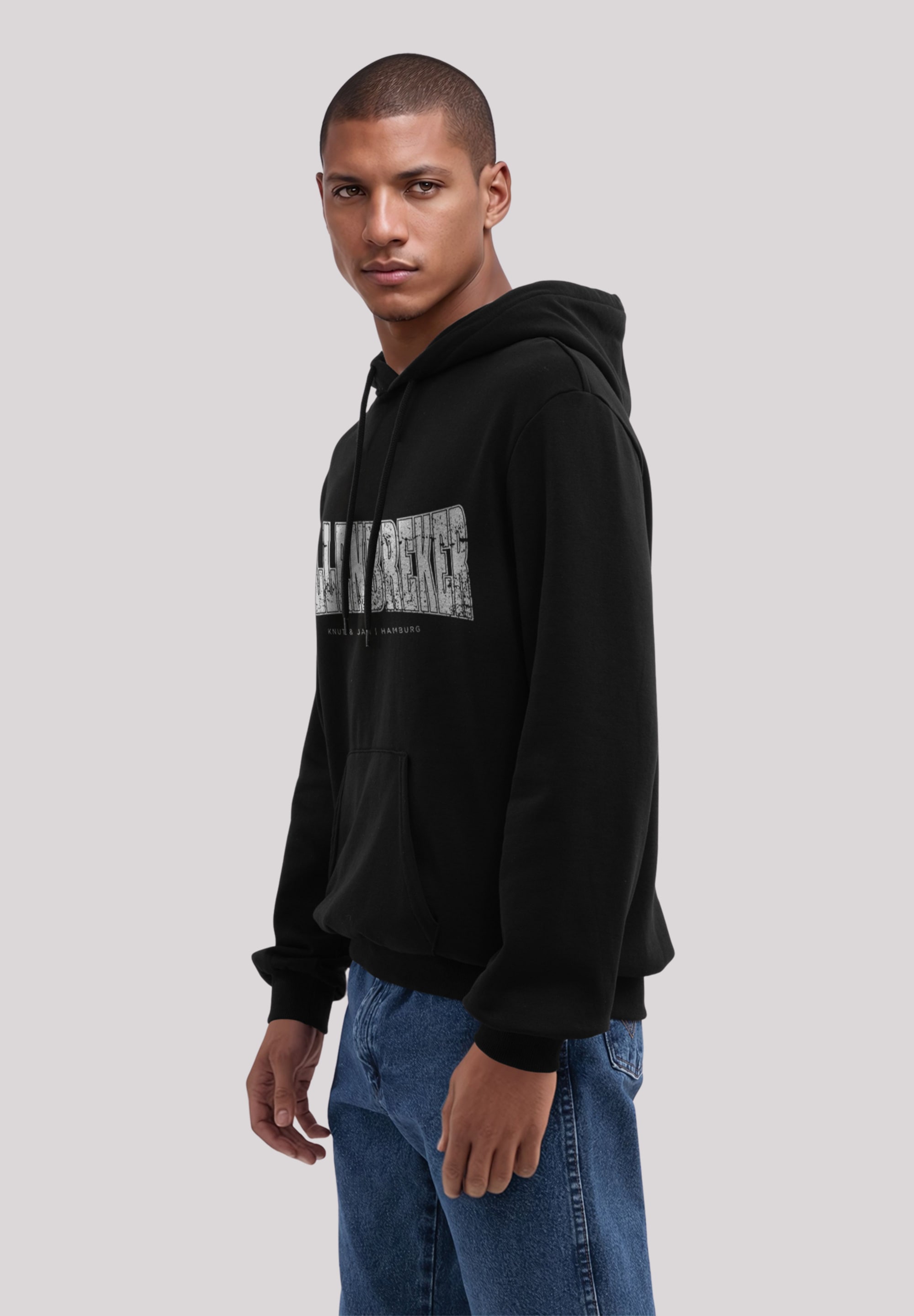 F4NT4STIC Kapuzenpullover »Knut & Jan Hamburg Wellenbreker«, Premium Qualität