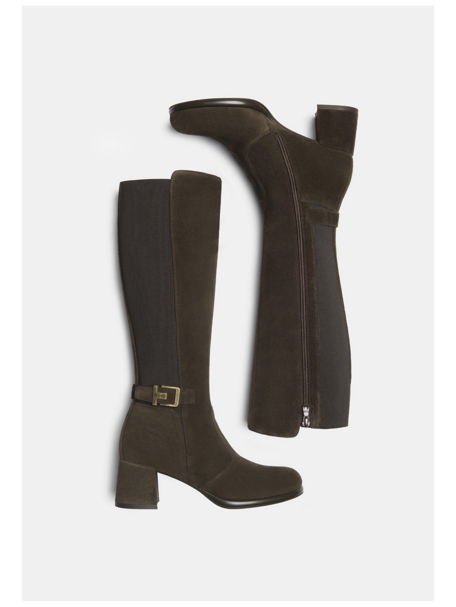 Nero Giardini Overkneestiefel »Nero Giardini Stiefel Leder/Textil«