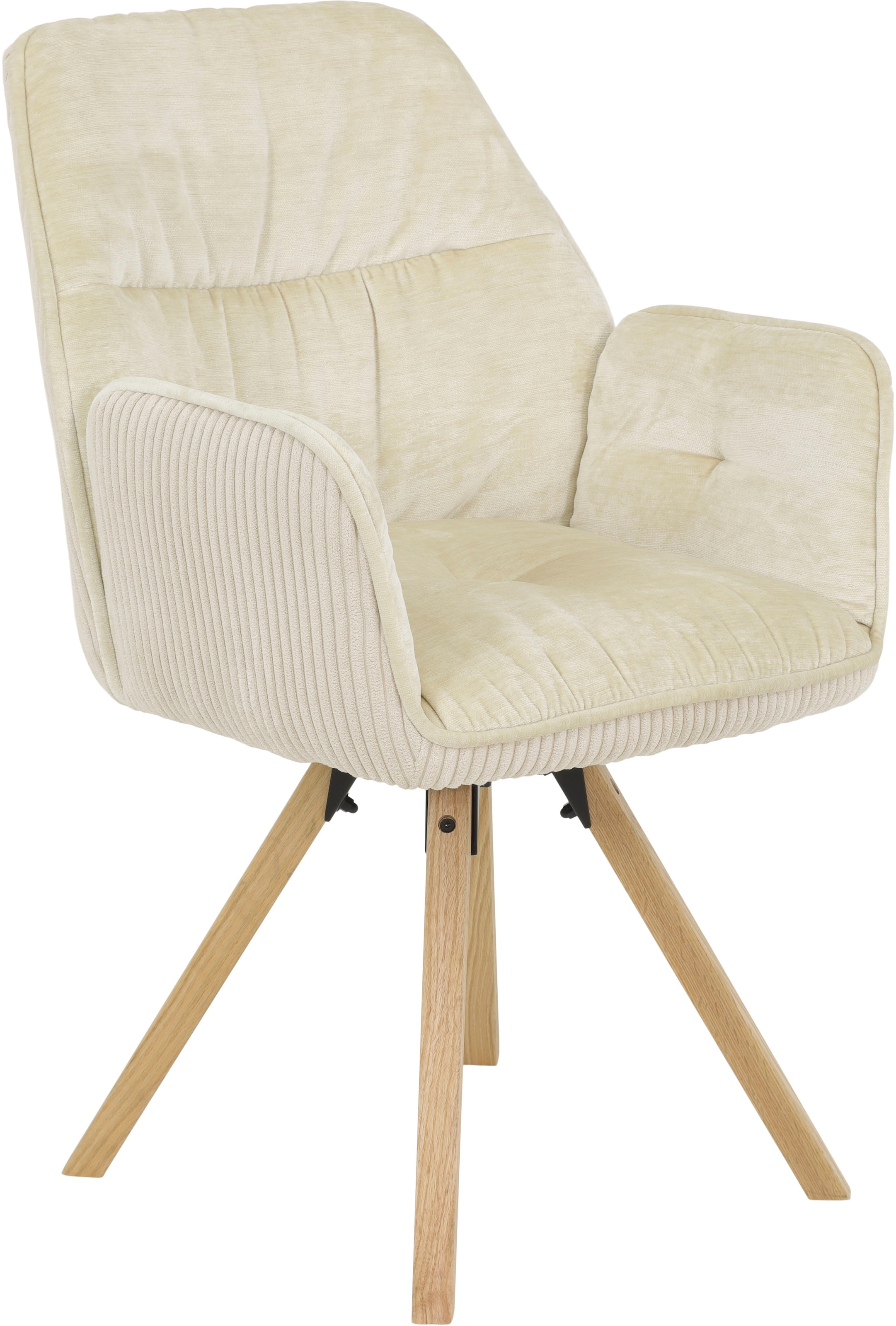 HELA Esszimmerstuhl »BEATRIX«, 2er-Set, Auto-Return 270°, Gestell Massivholz