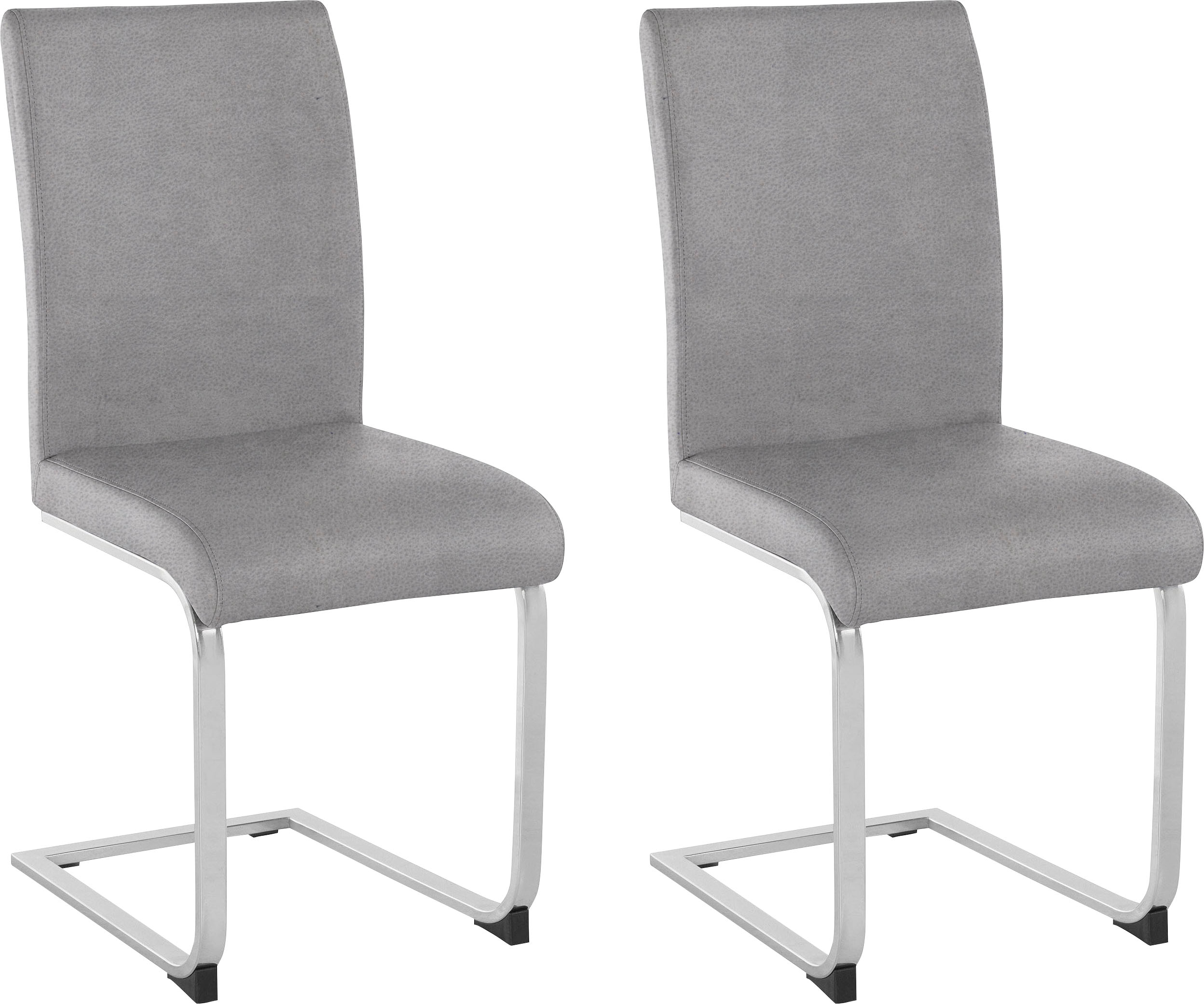 OTTO home Freischwinger "Charissa" (Set) 2 Stk.Bezug in verschiedenen Qualitäten, maximale Belastbarkeit 120 kg