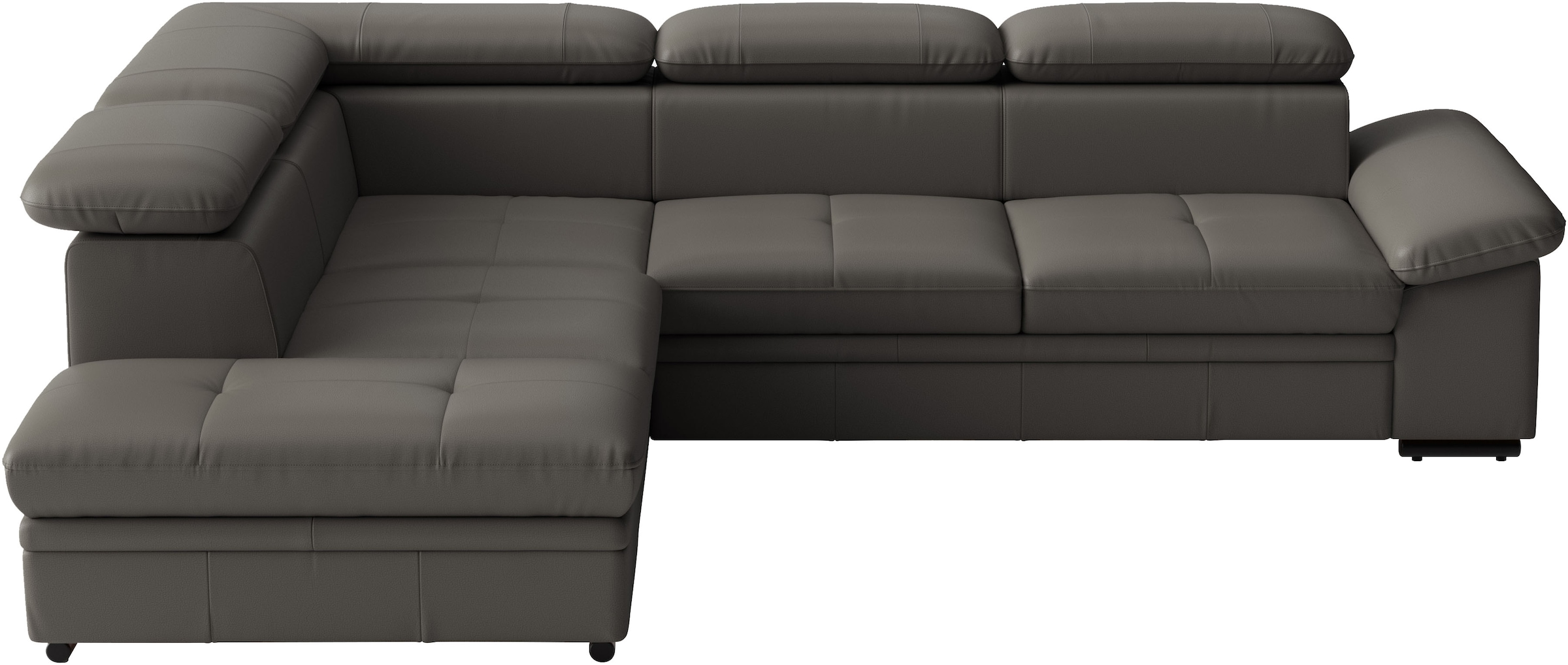 sit&more Ecksofa "Viola L-Form, B: 249 cm, Arm- & Kopfteilverstellung" optional mit Schlaffunktion