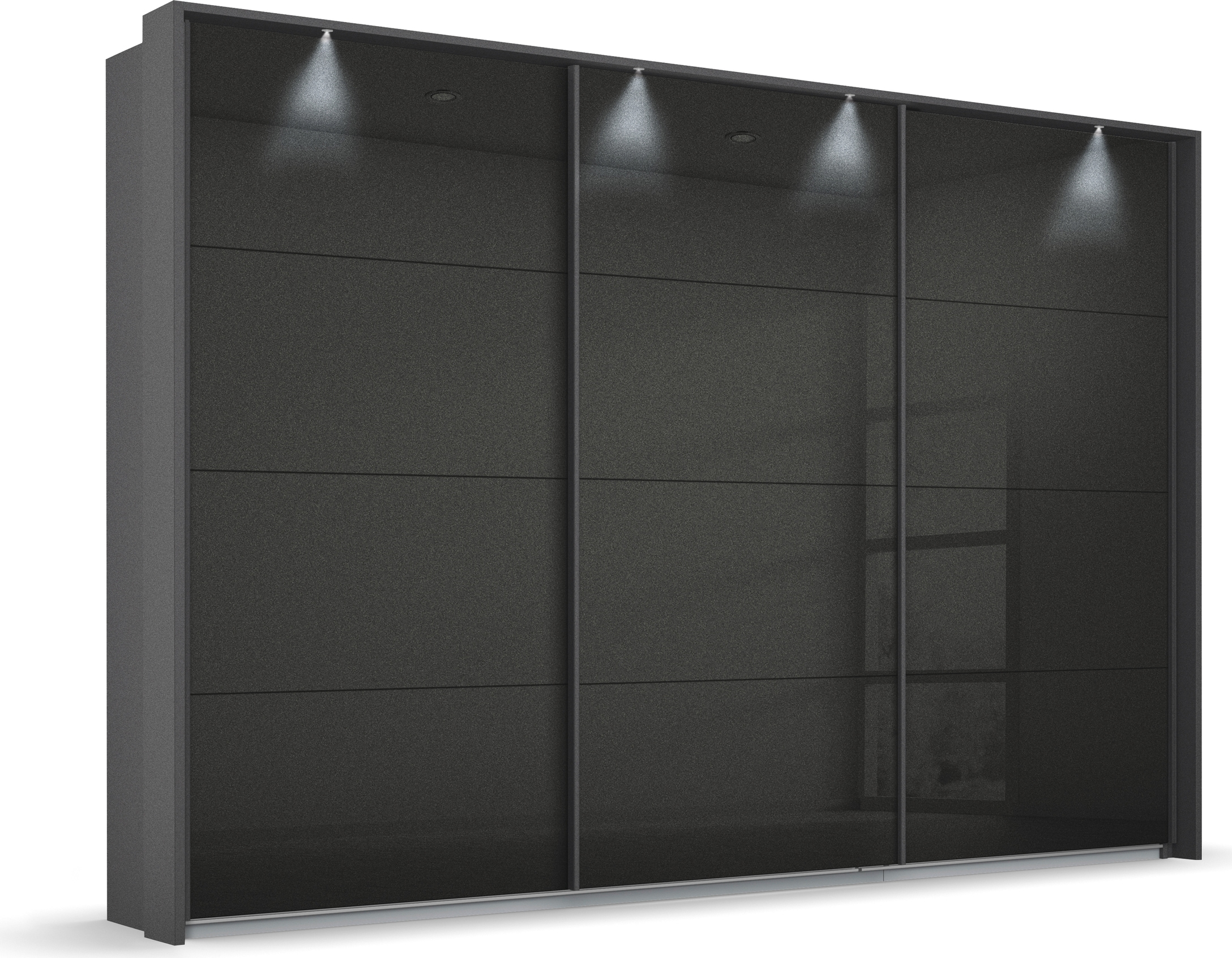OTTO home Kleiderschrank "Mehrzweckschrank Aktenschrank Möbel Mietswohnung Schlafzimmer OTELI" Breiten 211/278/323/368 cm Höhen 214/233 cm, inkl. Passepartout optional mit Beleuchtung MADE IN GERMANY