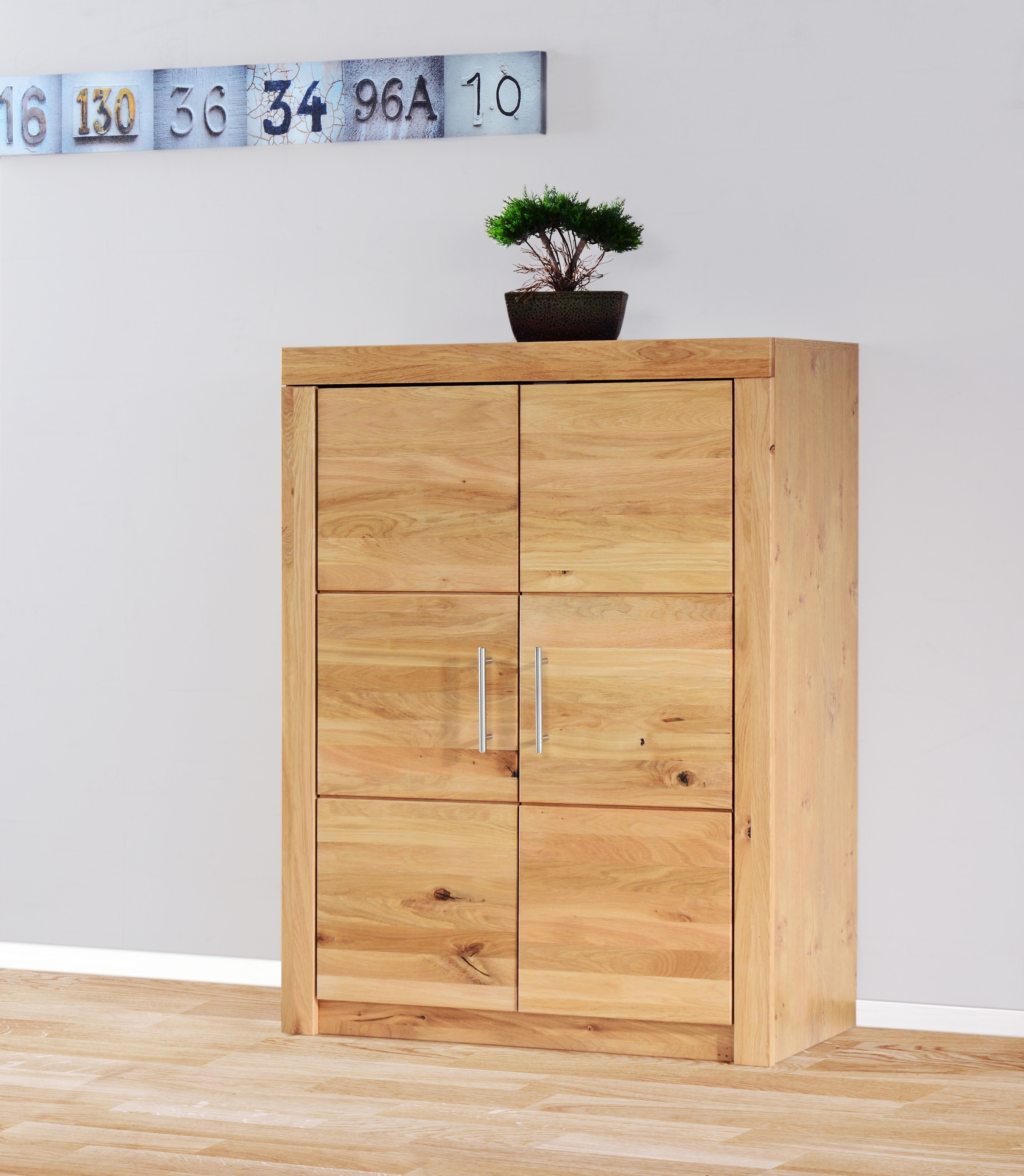 VOGL Möbelfabrik Aktenschrank "Toronto", in 2 Breite, 3 Fächer, teilmassiv, günstig online kaufen