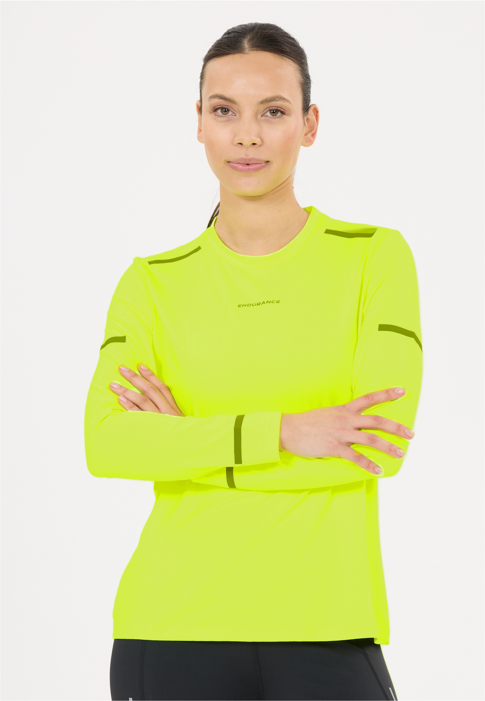 ENDURANCE Funktionsshirt "Ailey" mit reflektierenden Details