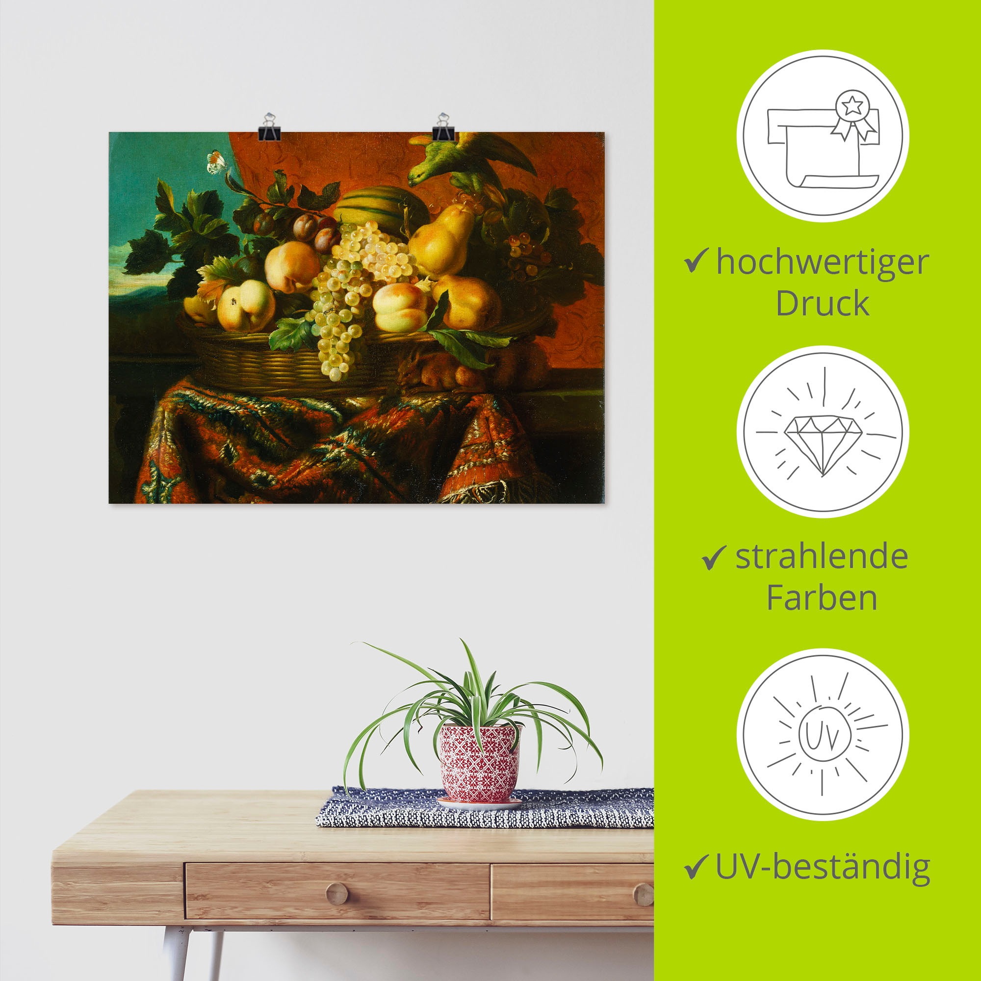 Artland Wandbild »Stillleben«, Arrangements, (1 St.), als Leinwandbild, Poster in verschied. Größen