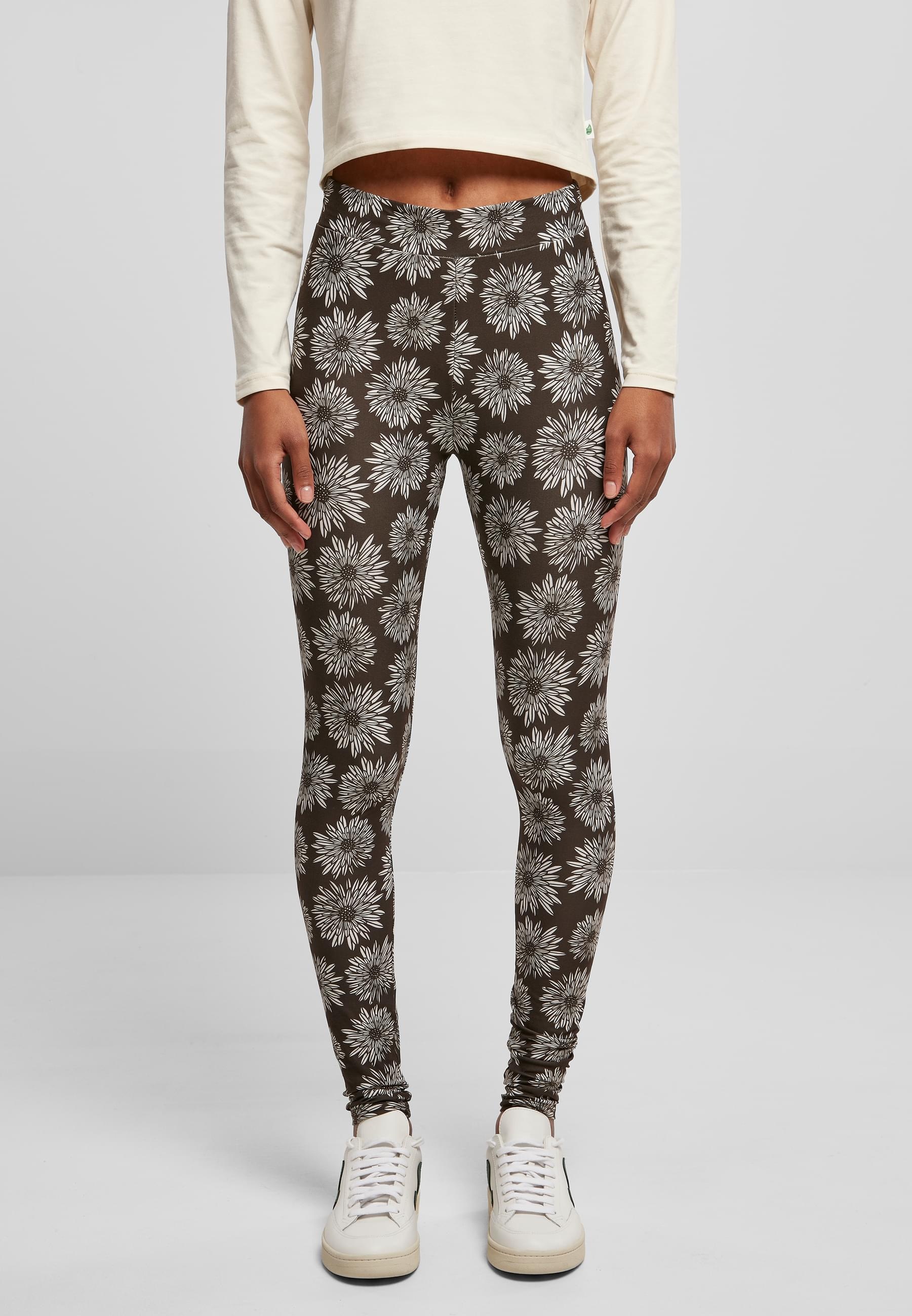 URBAN CLASSICS Leggings »Urban Classics Damen Ladies Soft AOP Leggings«, (1 tlg.)