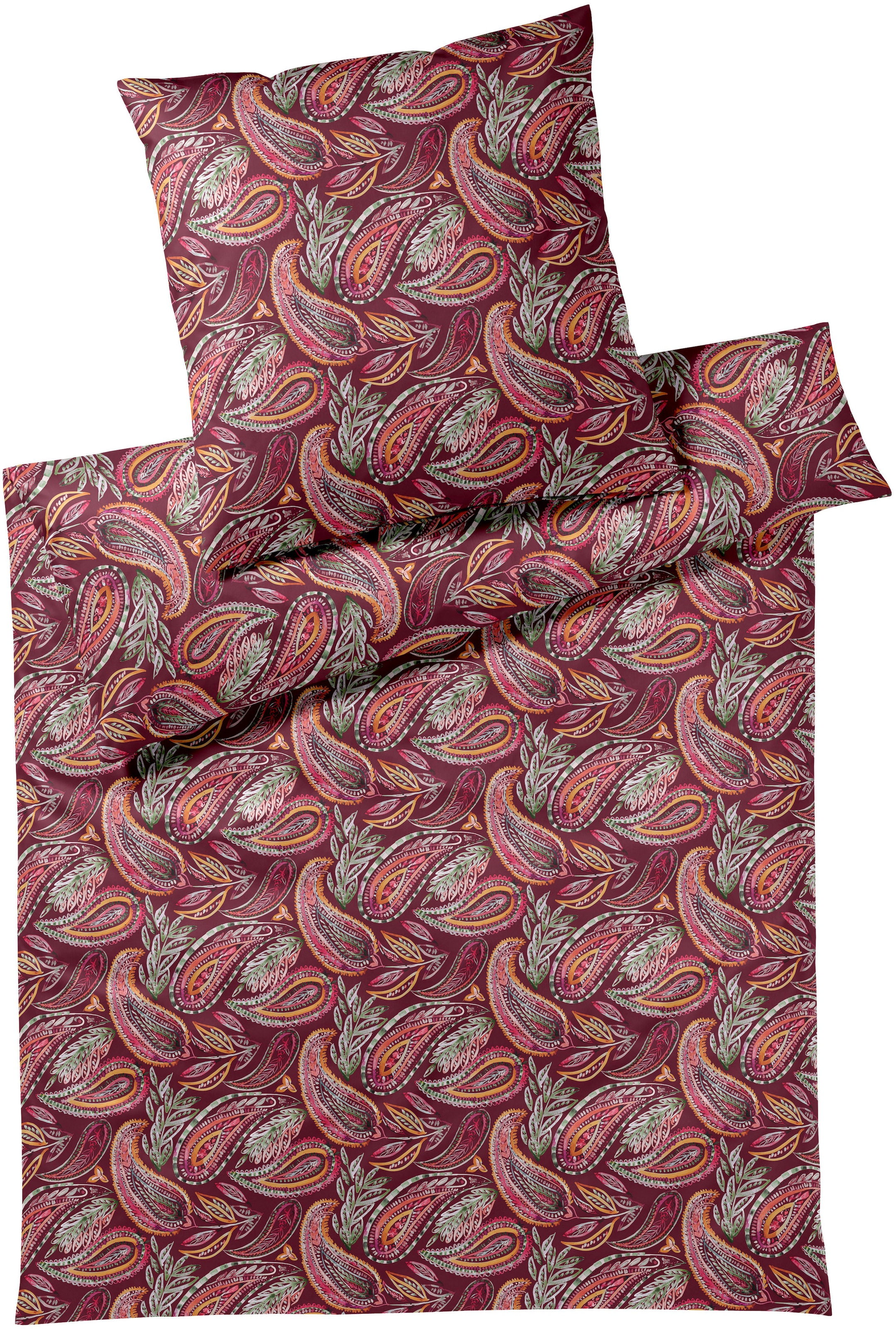 Elegante Bettwäsche "Decoration" 2 Stk. tlg. angenehmes Hautgefühl günstig online kaufen