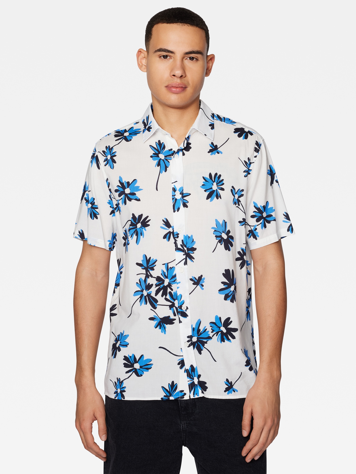 Mavi Langarmhemd »PRINTED SHIRT«, Kurzarmhemd