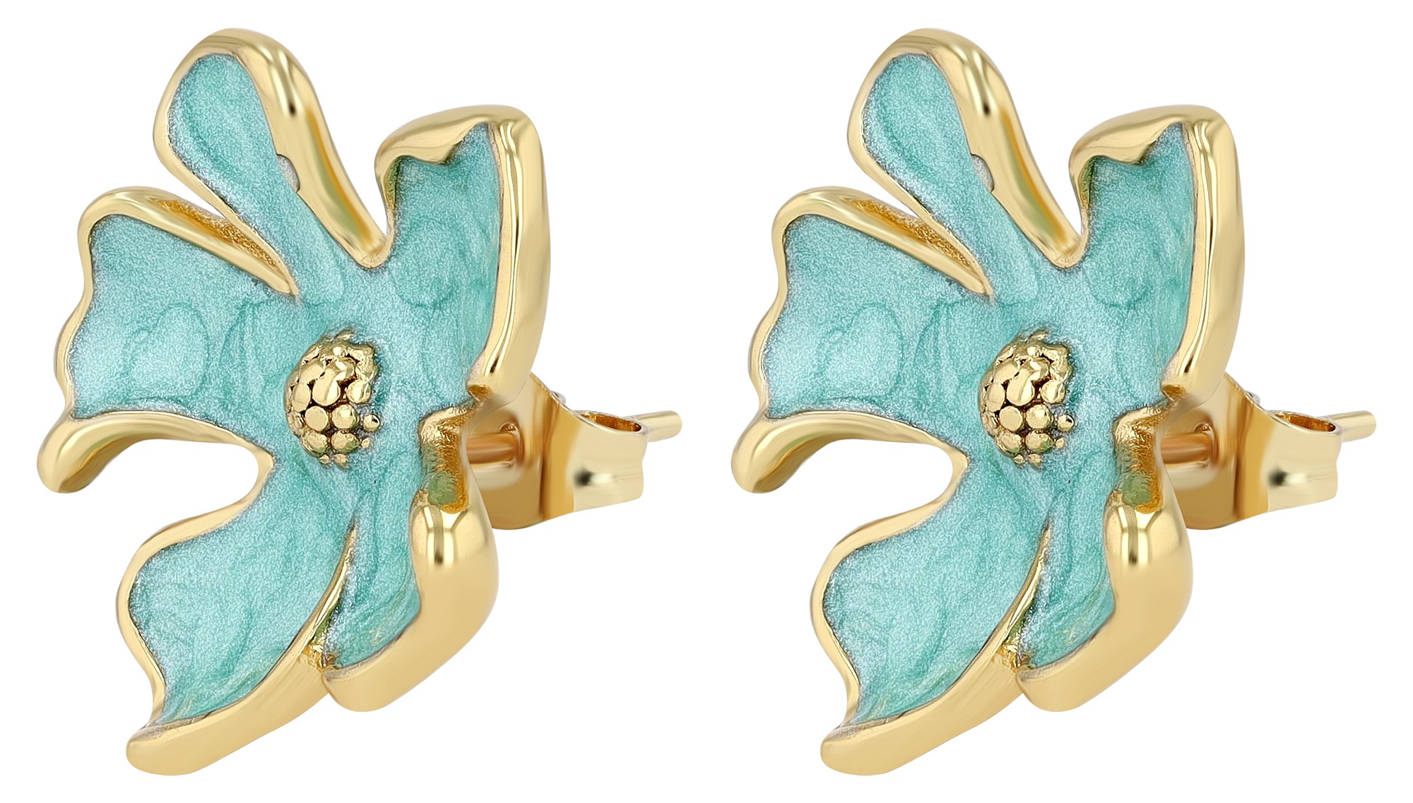 Adelia´s Paar Ohrhänger »Ohrringe – Ohrstecker aus Edelstahl mit Emaille« Ideal als Geschenk für besondere Anlässe