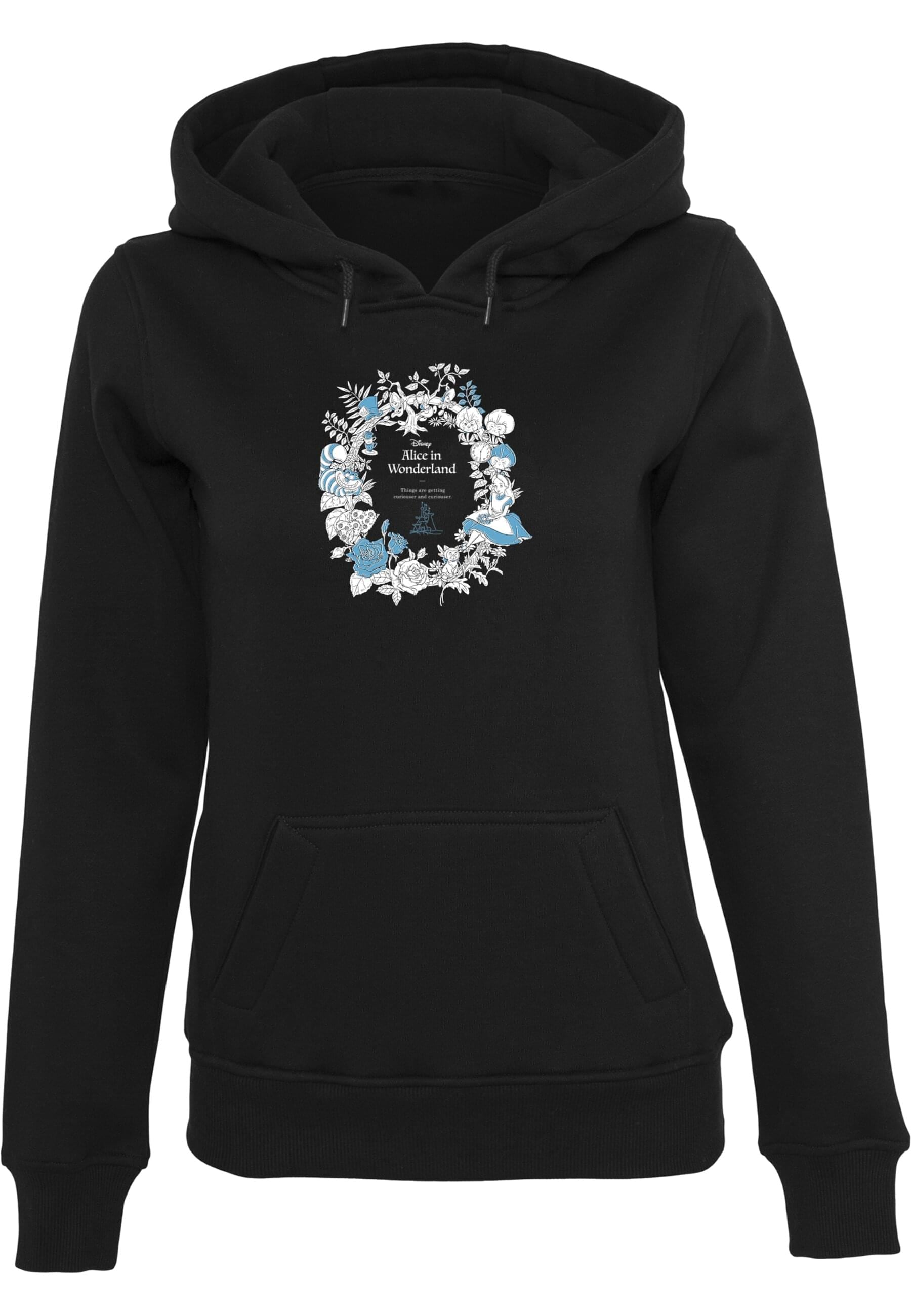 Merchcode Kapuzenpullover »Merchcode Ladies Alice in Wonderland Wreath Hoody«