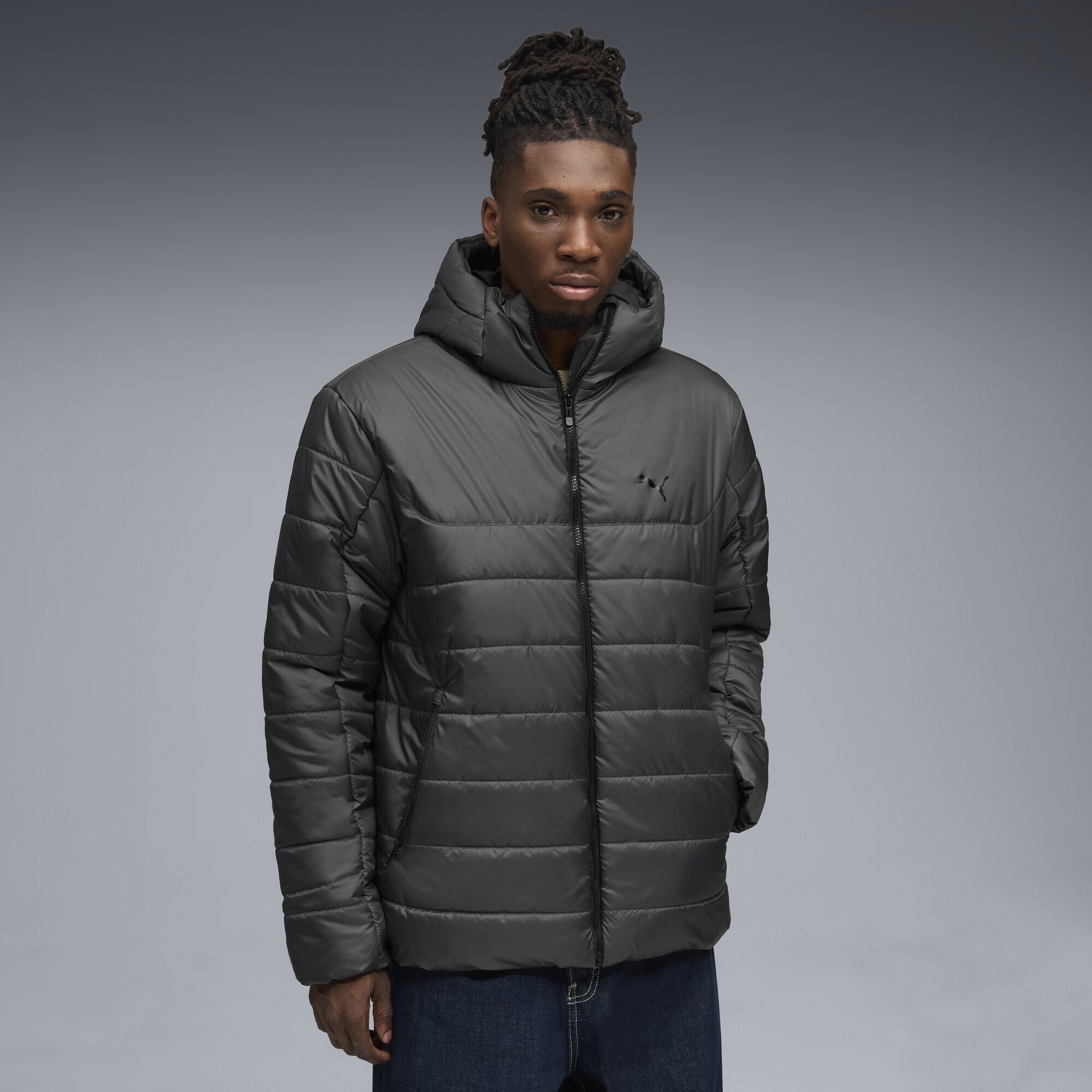 PUMA Winterjacke »Essentials Wattierte Kapuzenjacke Herren«