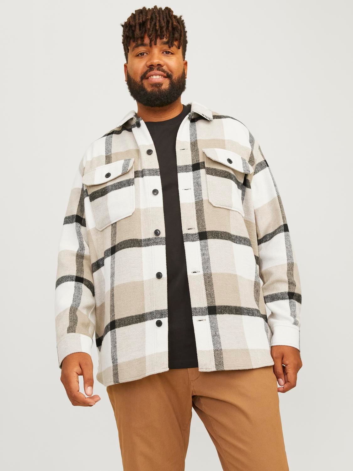 Jack & Jones PlusSize Langarmhemd "JJEBRADLEY OLLIE OVERSHIRT LS NOOS PLS" günstig online kaufen