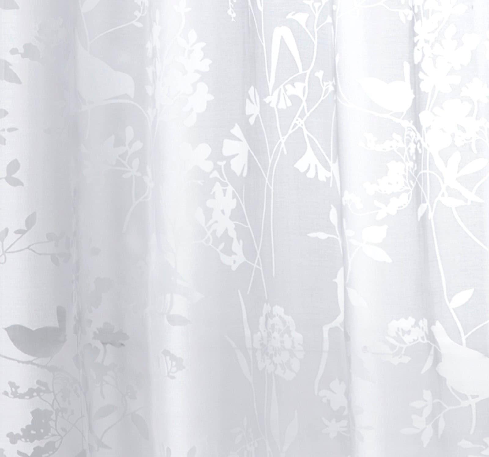 Weckbrodt Vorhang »Shorty«, (1 St.), Gardine, transparent, Ausbrenner, Allover, Motiv Vögel und Zweige