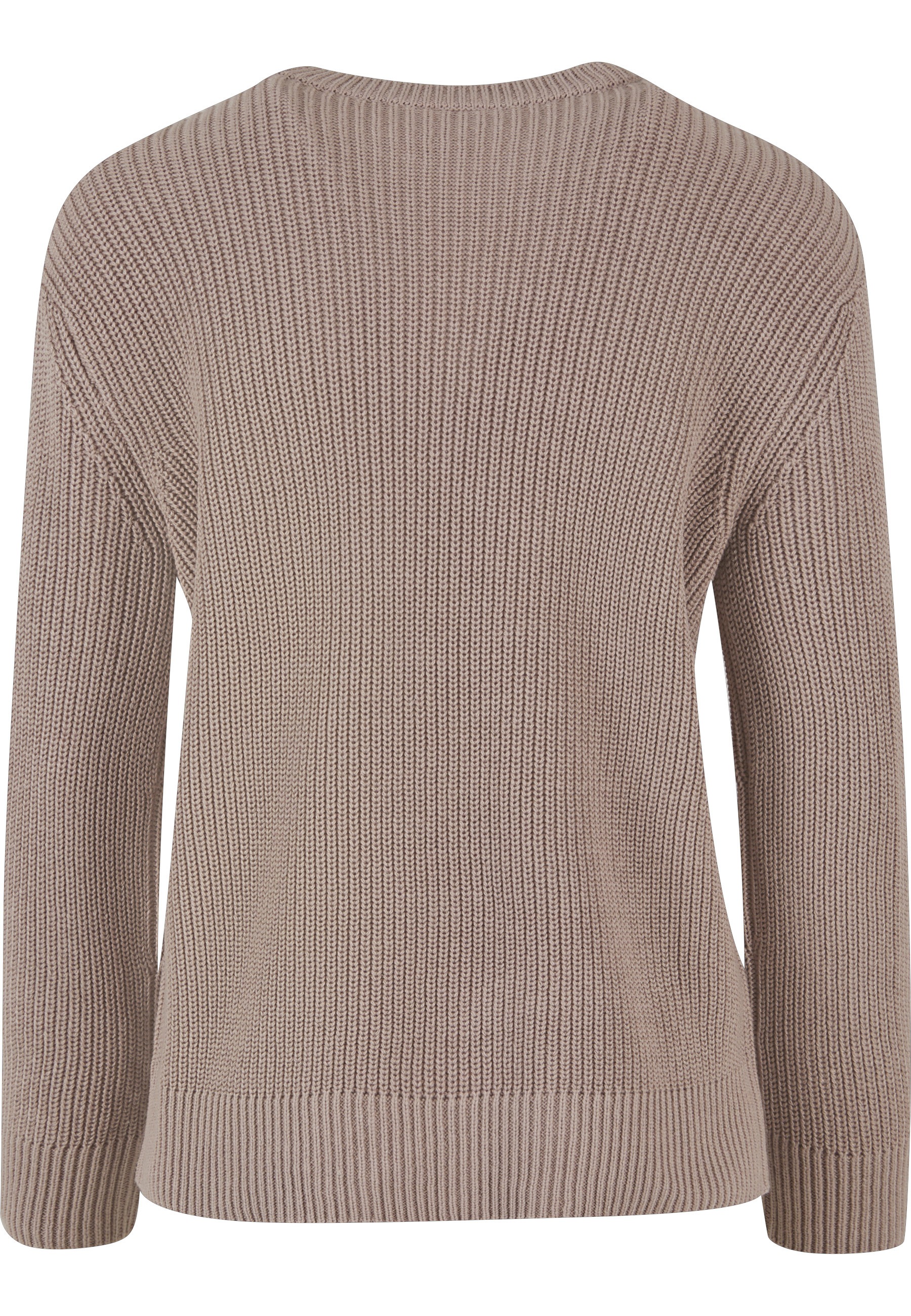 URBAN CLASSICS Fleecepullover "Urban Classics Damen Ladies Rib Knit Sweater günstig online kaufen