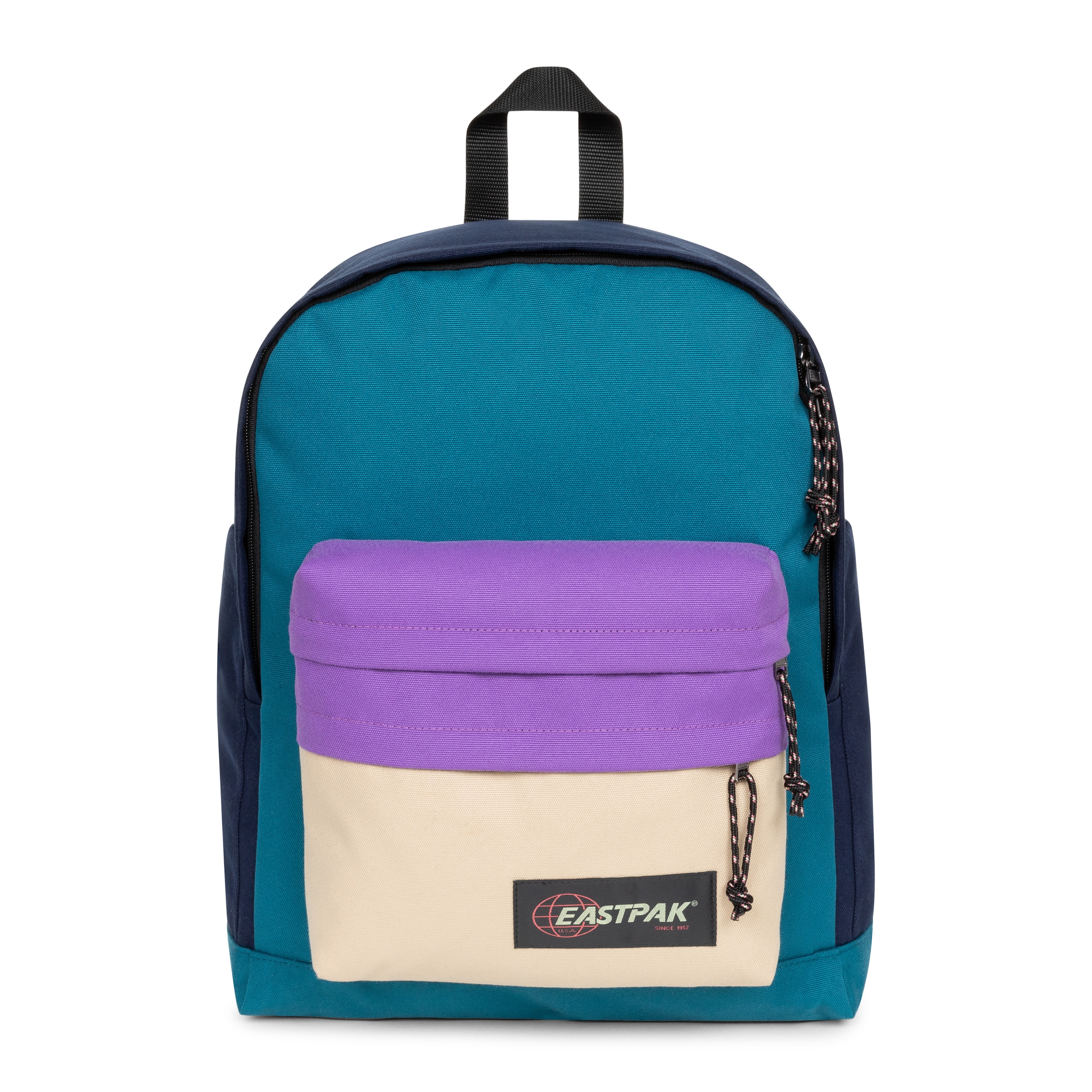 "Freizeitrucksack EASTPAK ""KITTERY PAK'R Vintage Block"", Gr. B/H/T: 32cm x 42cm x 18cm, bunt, Polyester, Rucksäcke Freizeitrucksack, Unisex