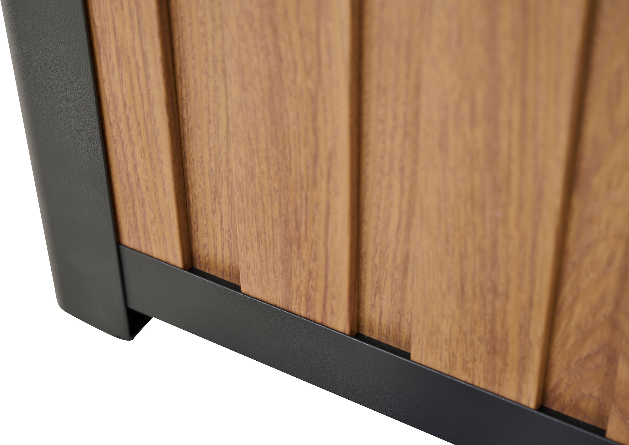 Siena Garden Kissenbox Gestell aus Aluminium, 135x59x75cm woodlook