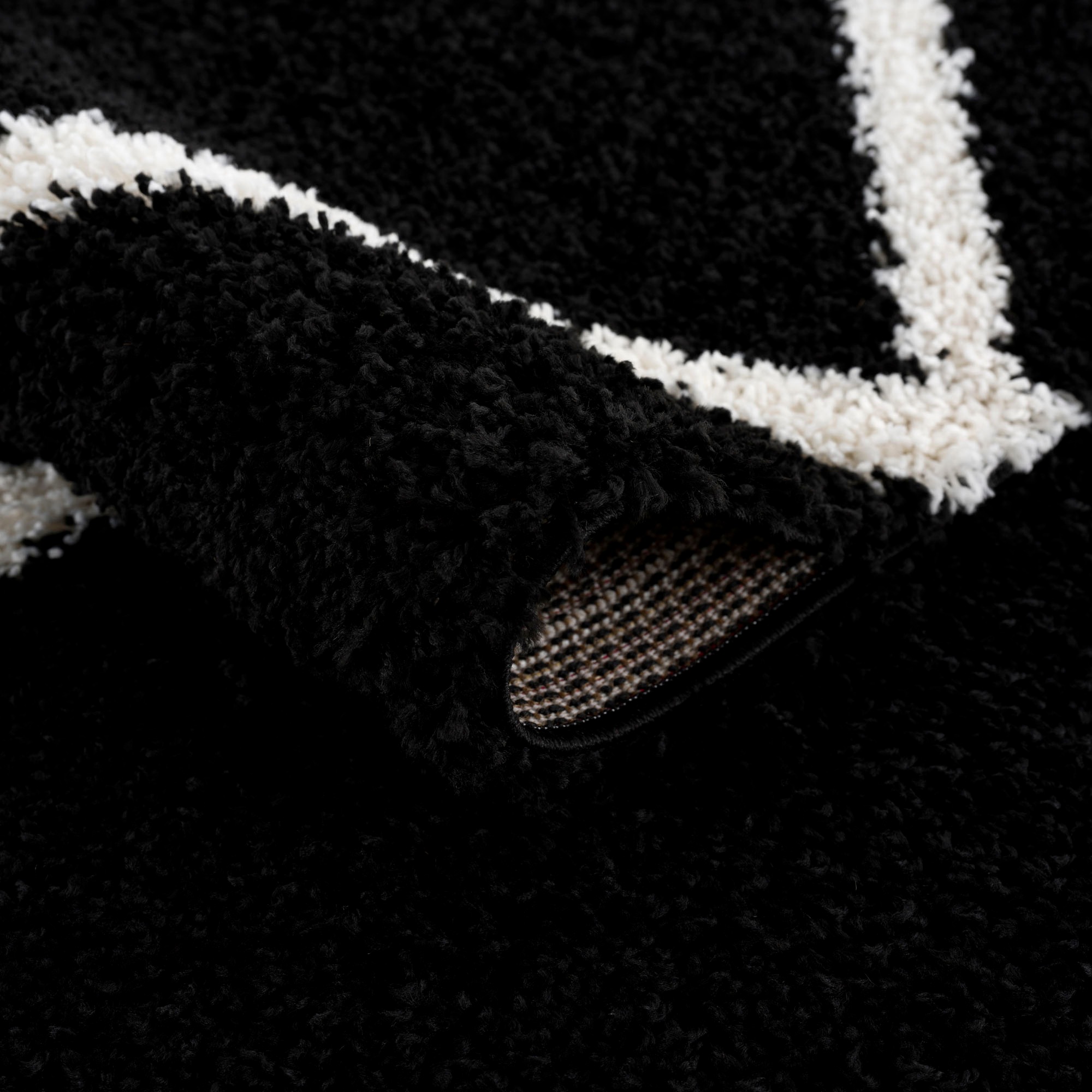 Sanat Hochflor-Teppich »Madrid«, rechteckig, 30 mm Höhe, Wohnzimmer, Langflor, Shaggy Teppich