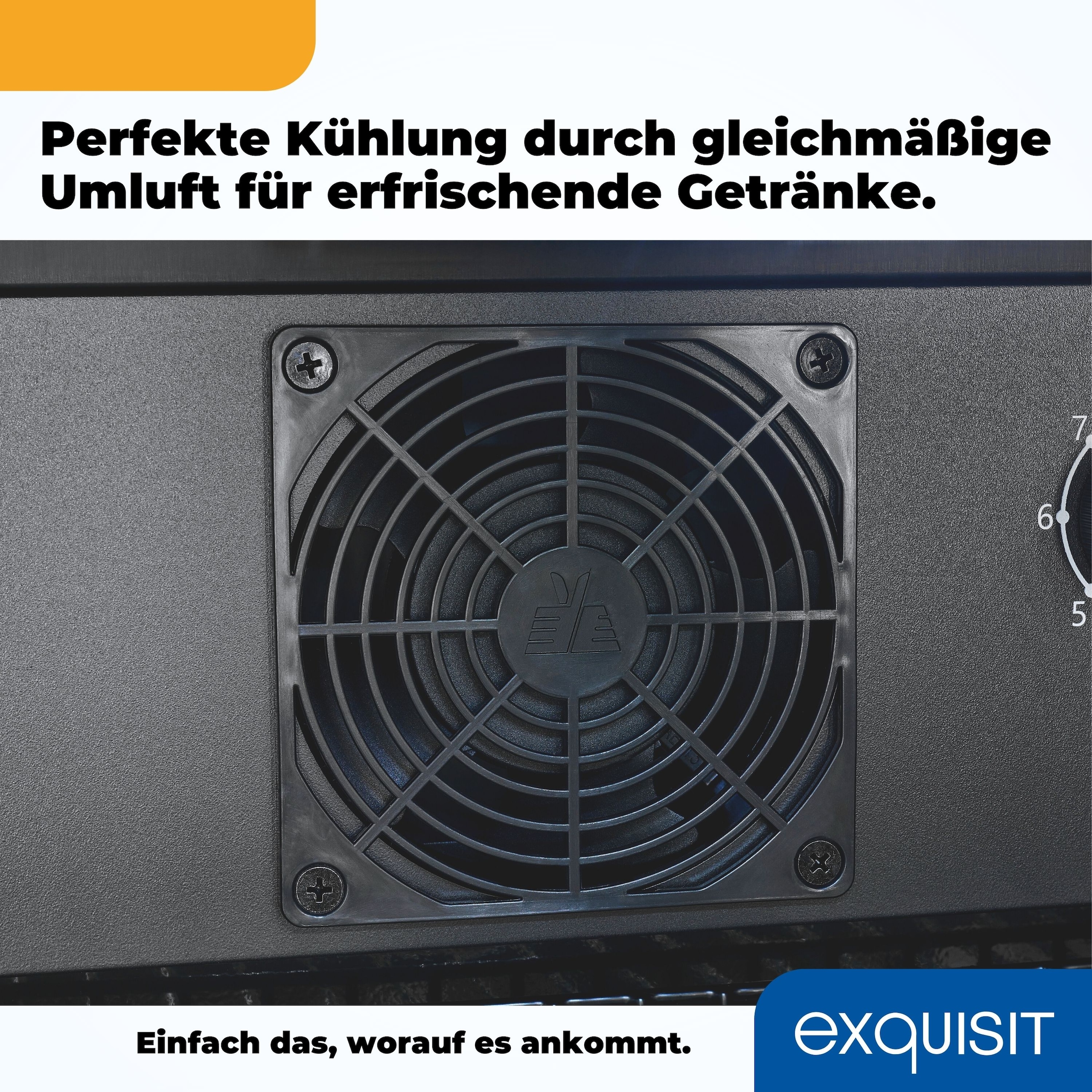exquisit Getränkekühlschrank »GKS120-GT-160C schwarz«