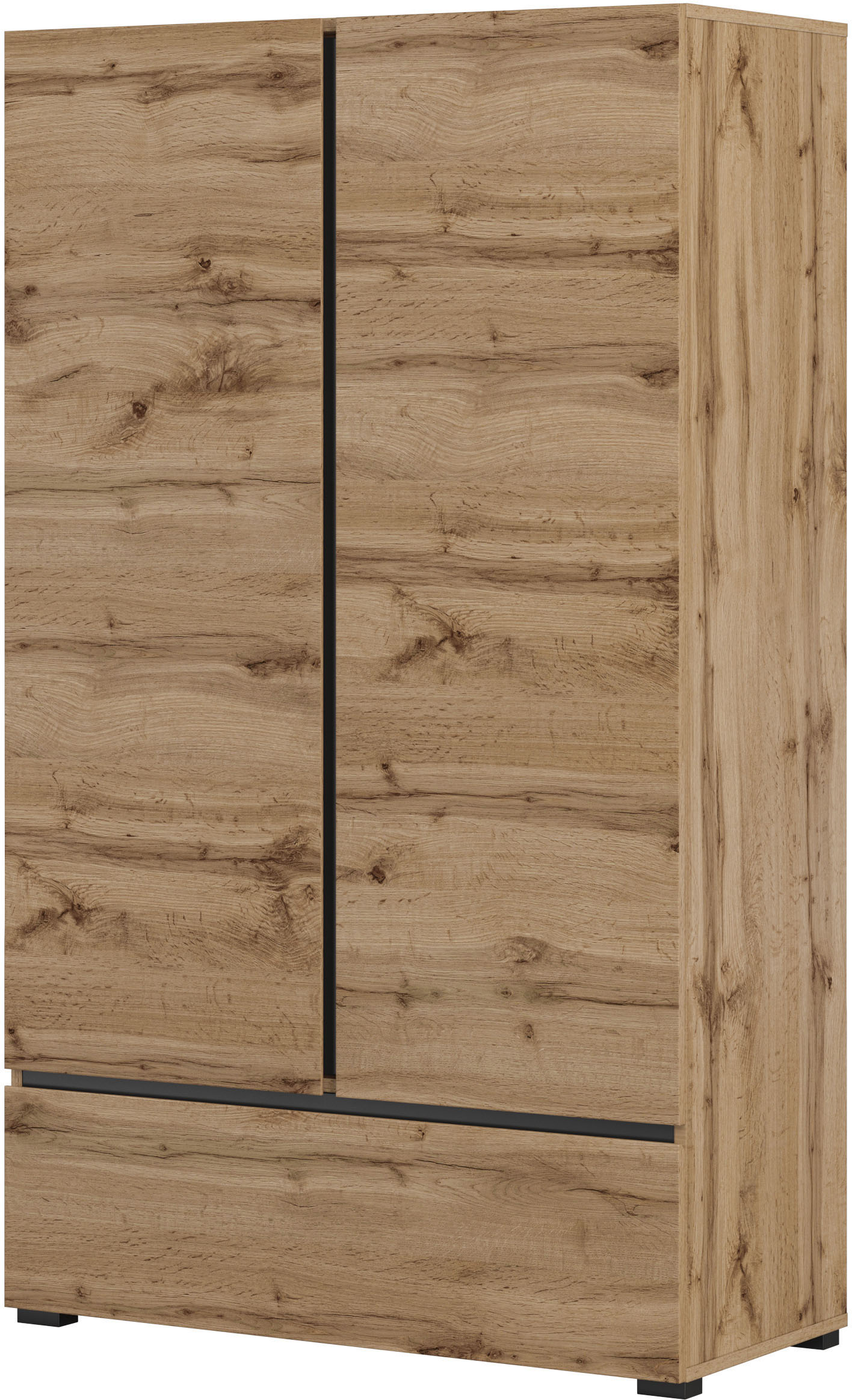 OTTO home Mehrzweckschrank "Cross,Breite 89 cm, Highboard, Universalschrank, Garderobe" Waescheschrank mit viel Stauraum, Einlegeböden verstellbar
