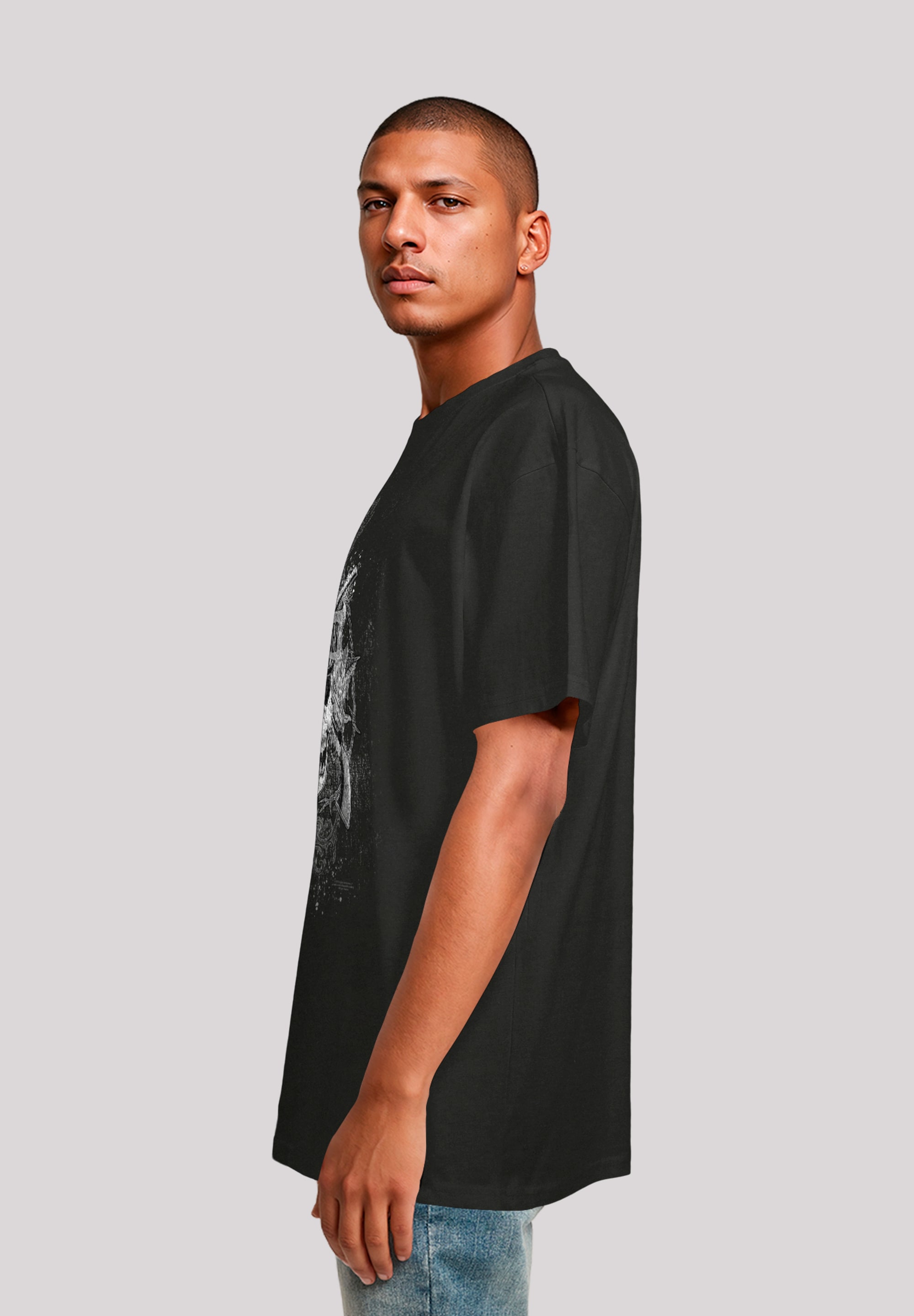 F4NT4STIC T-Shirt »Guns 'N' Roses Skull and Pistols«, Premium Qualität