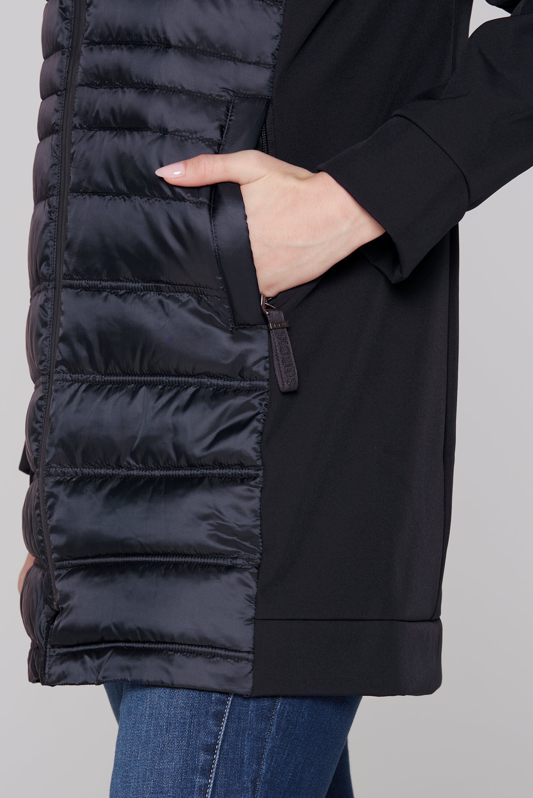 SOCCX Softshelljacke, mit Kapuze, mit abtrennbarer Kapuze