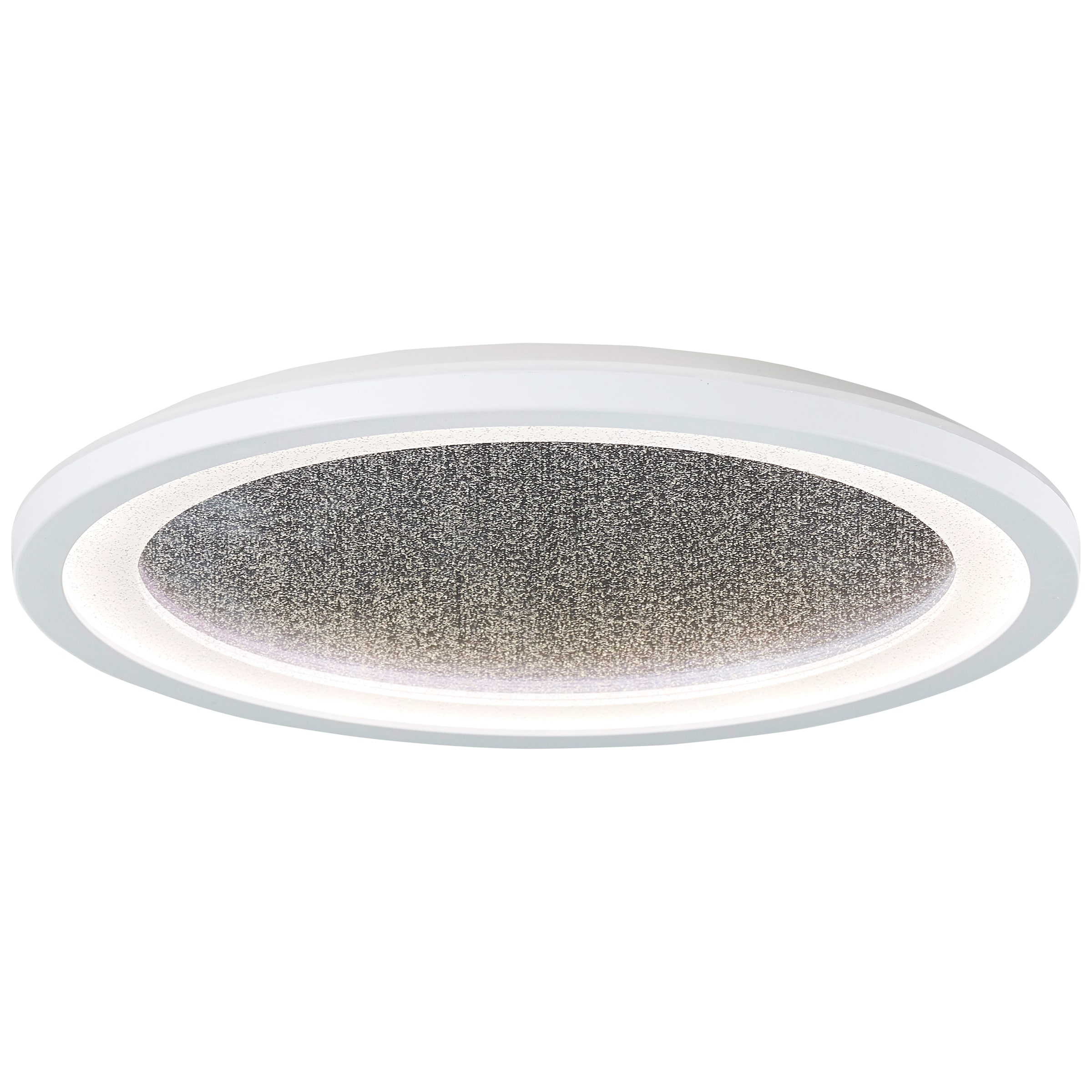 BreLight LED Deckenleuchte »Tanida«, LED-Deckenlampe, Glitzereffekt, RGB, dimmbar, 2200lm, 3000-6500K, weiß