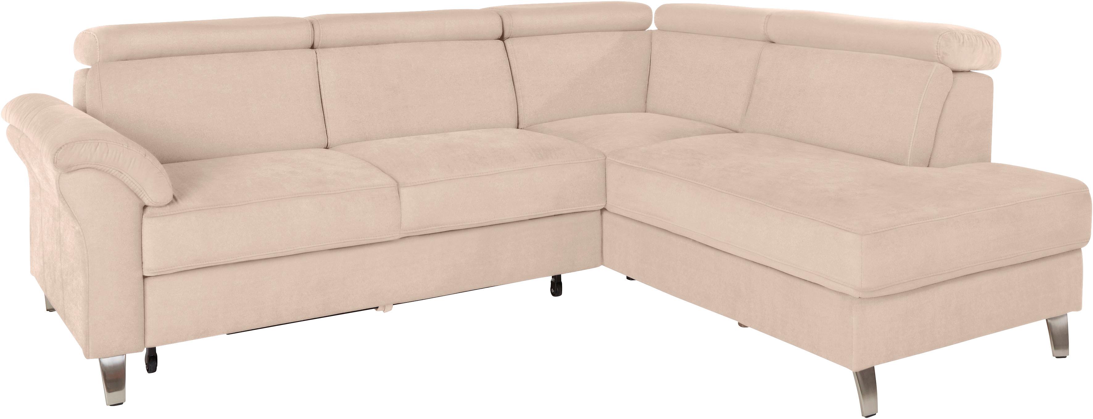 sit&more Ecksofa "Arngast L-Form" inklusive Kopfteilverstellung und Federkern
