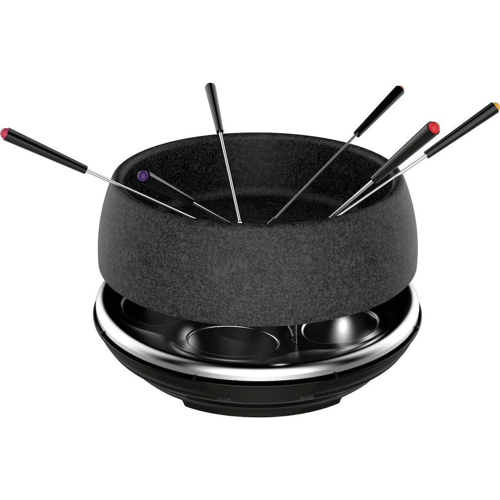 Tefal Raclette und Fondue-Set »RE12C8 Fondue Cheese 'n Co«, 6 St. Raclettepfännchen, 850 W