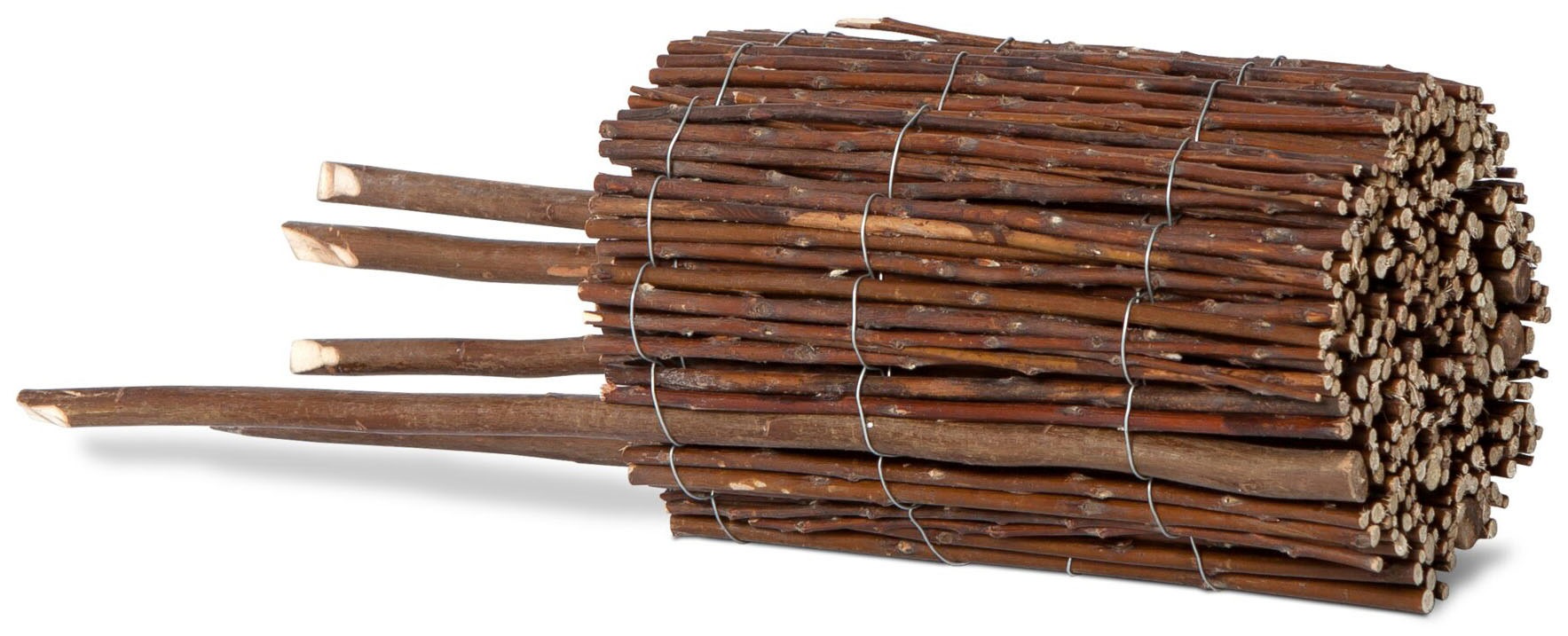 Windhager Beetumrandung "aus Weide für Blumen- und Gemüsebeete, flexible Beeteinfassung" beliebig verlängerbar, Beetabgrenzung 100 x 35 cm