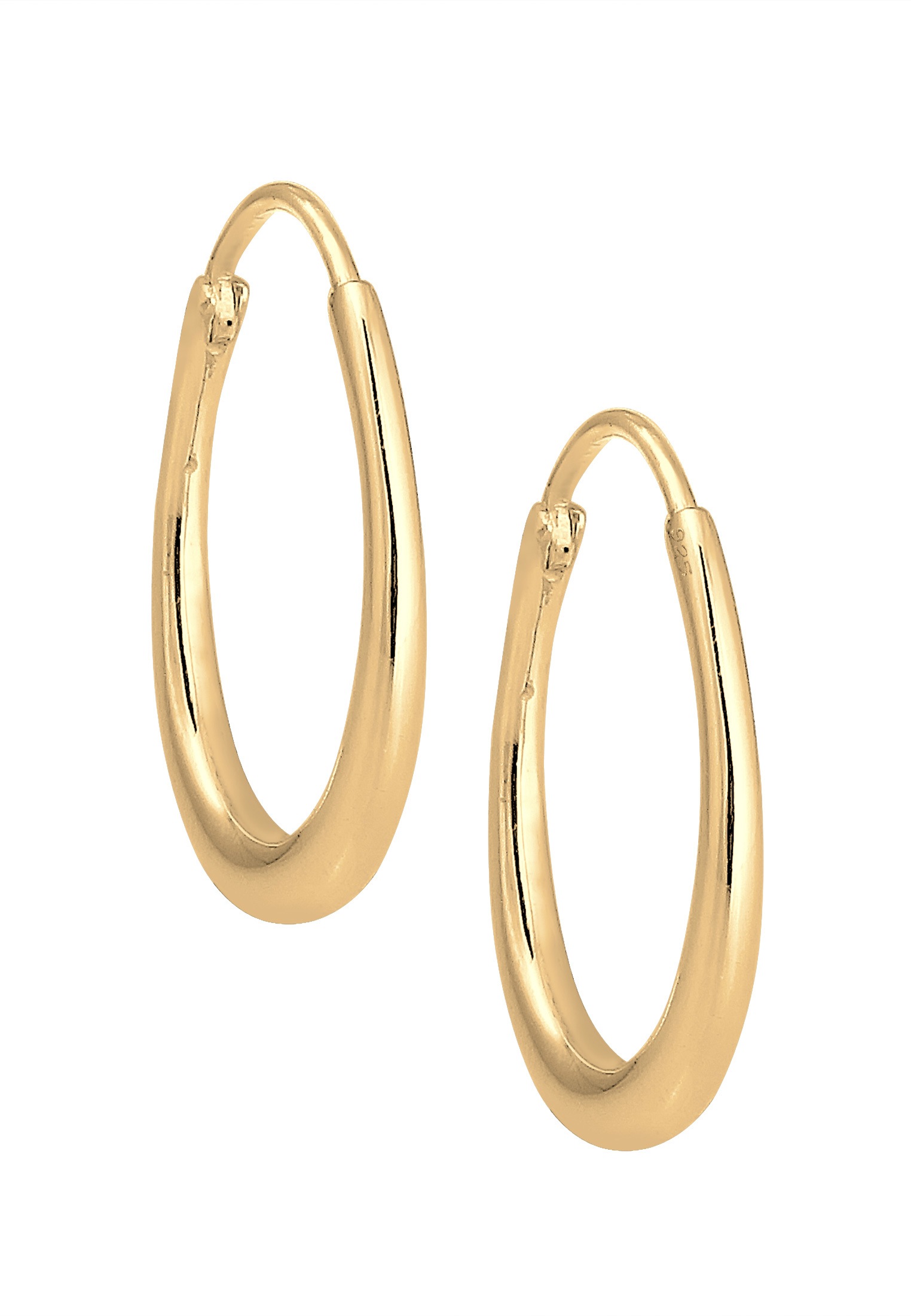 Elli Paar Creolen »Creolen Oval 925 Sterling Silber«