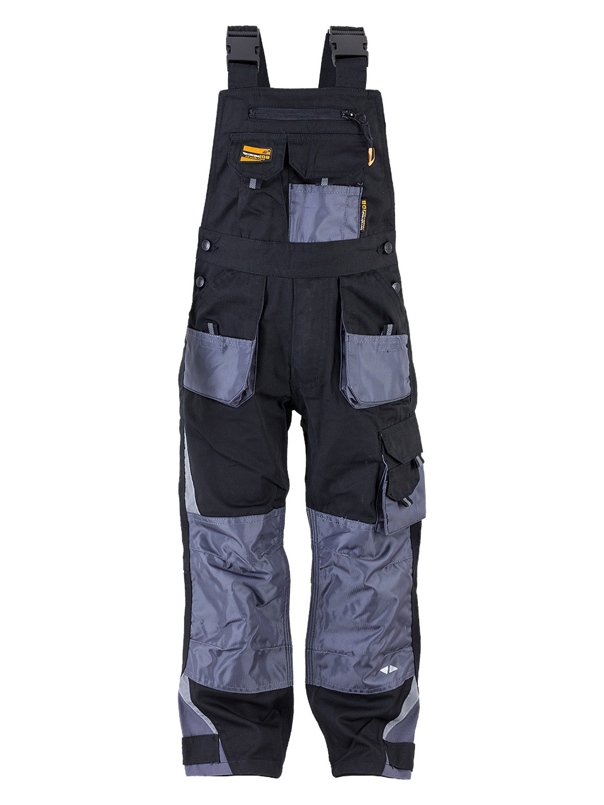 TERRATREND JOB Kinder Arbeitshose "Bekleidung Kinder-Latzhose", schwarz, Gr. 152, Obermaterial: 65% Polyester PES. 35% Baumwolle CO., Hosen