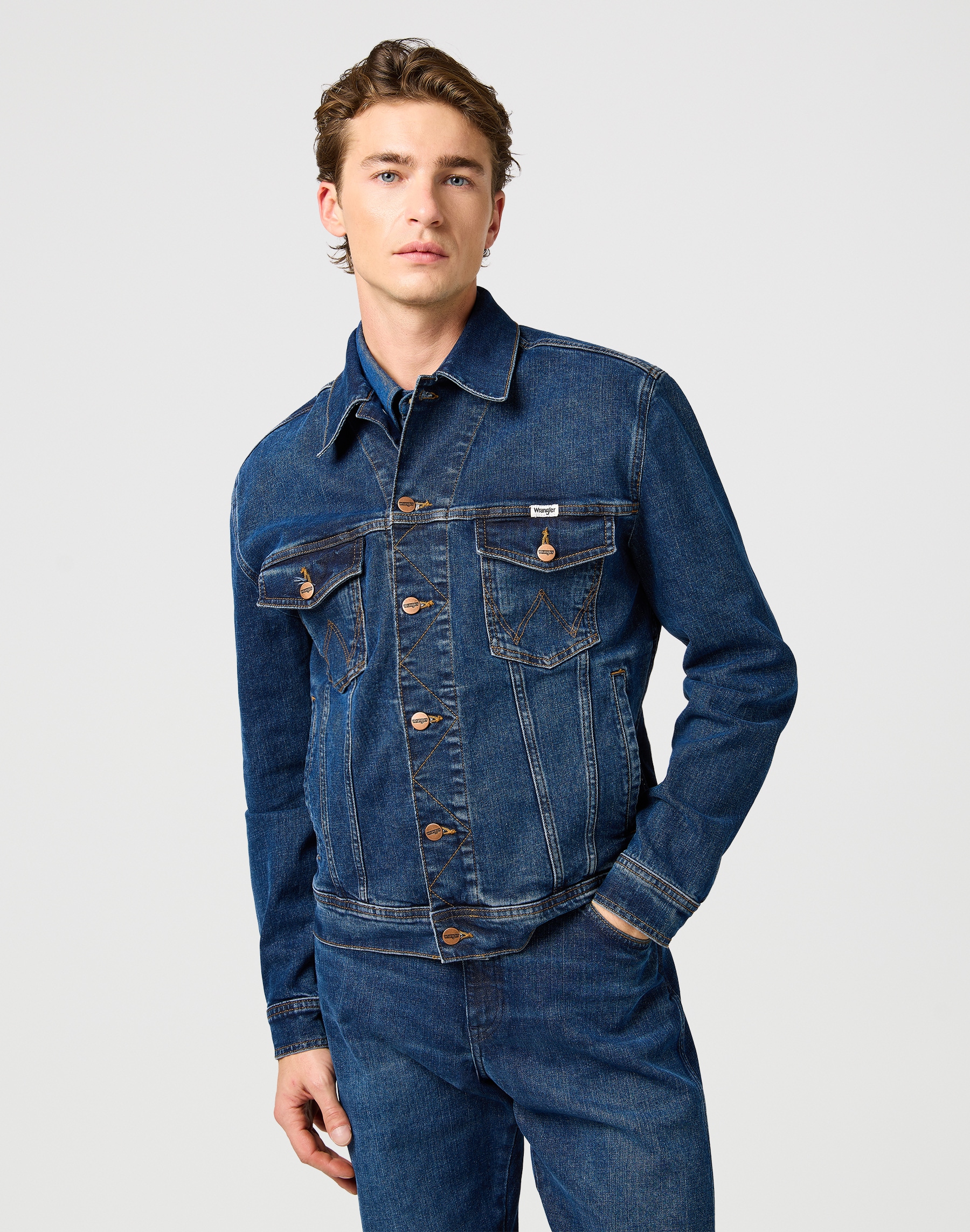 Wrangler Jeansjacke "WESTERN DENIM JACKET" günstig online kaufen