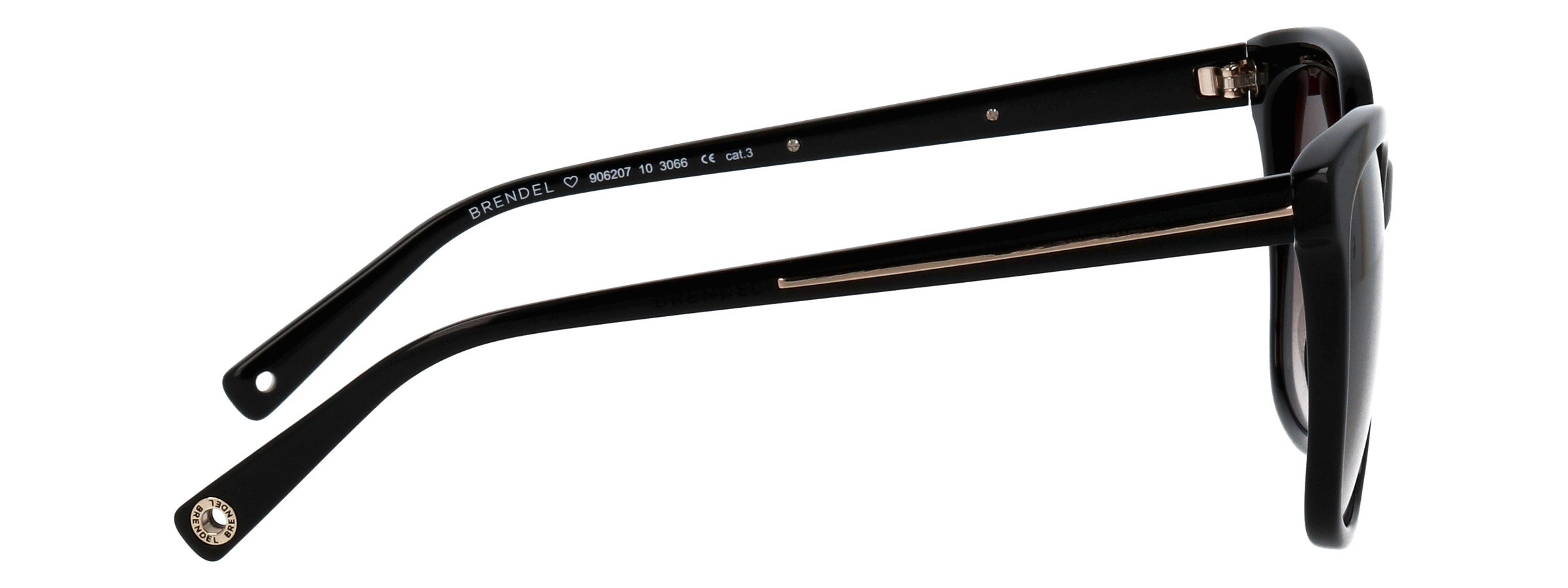 BRENDEL eyewear Sonnenbrille »Modell 906207« Form Karree/Eckig, Logoschriftzug auf Bügel, Kunststofffassung