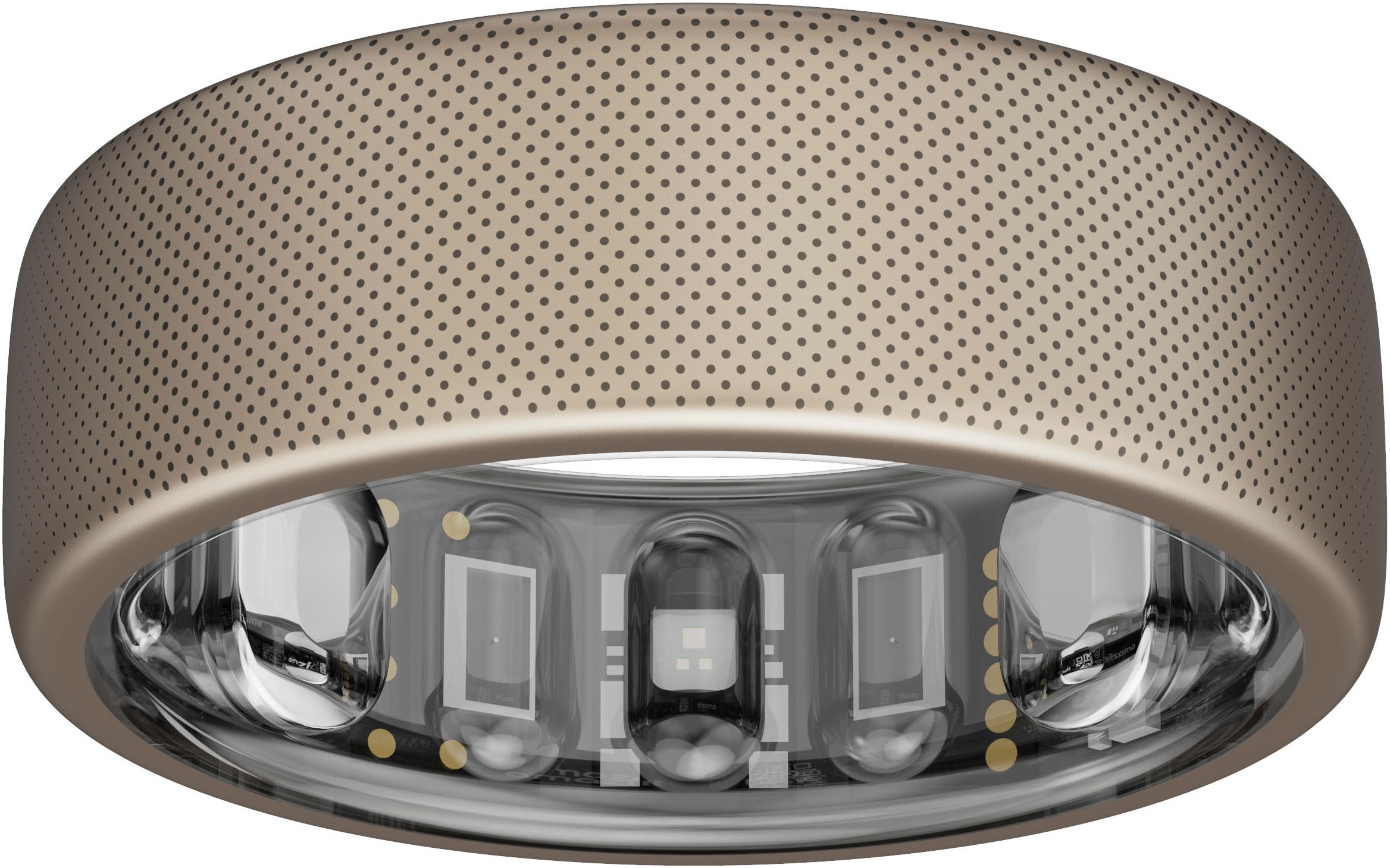 AMAZFIT Fitness-Tracker "Helio Ring (Size 10)"goldfarben, titanium, Fitnesstracker