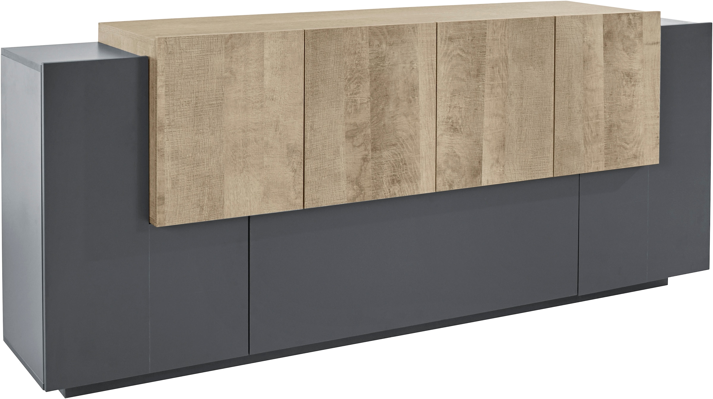 INOSIGN Sideboard "Coro, Kommode, Schrank, Kredenz, grifflos mit Einlegeböd günstig online kaufen