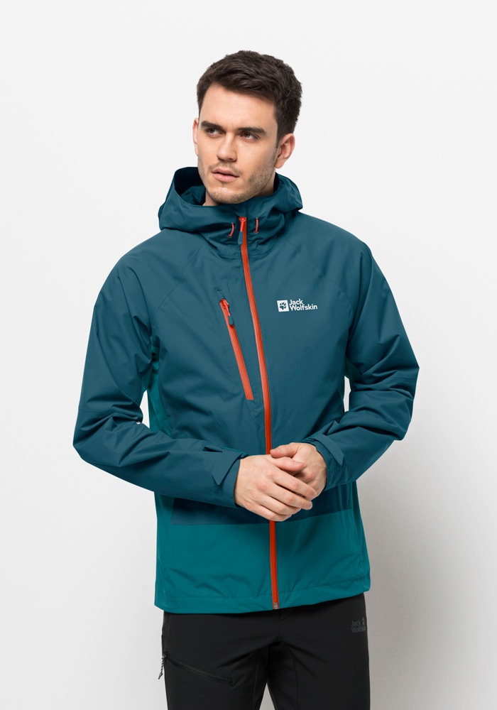 Jack Wolfskin Outdoorjacke »EAGLE PEAK 2L JKT M«, mit Kapuze