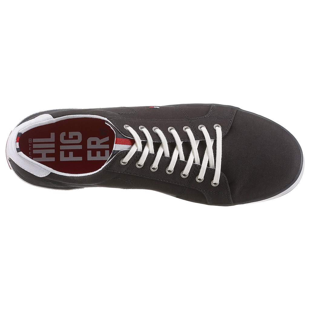 Tommy Hilfiger Sneaker »H2285ARLOW 1D«, mit seitlichem Logoflag, Freizeitschuh, Halbschuh, Schnürschuh